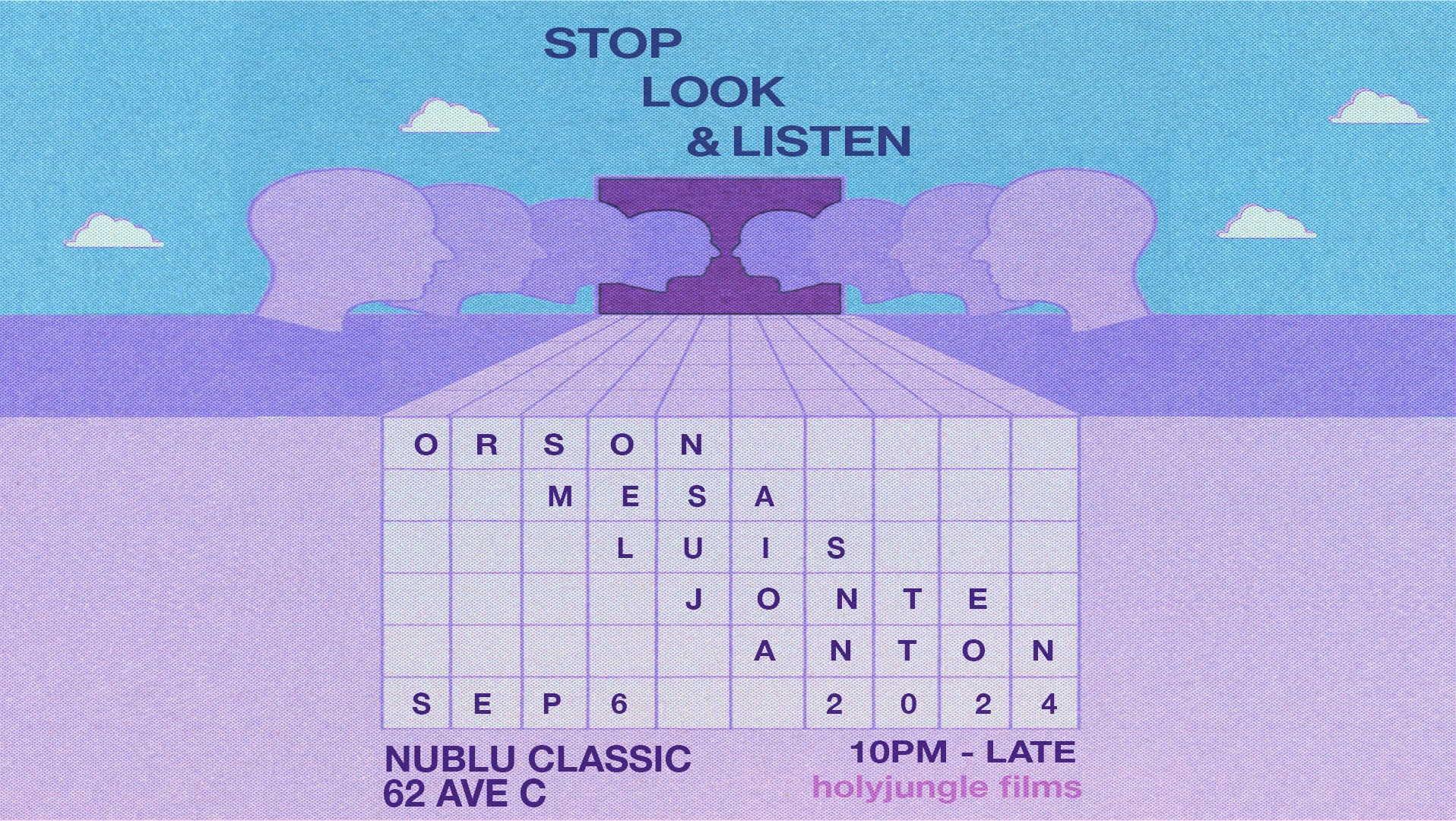 Stop Look & Listen: Presented By Holyjungle Films Cover