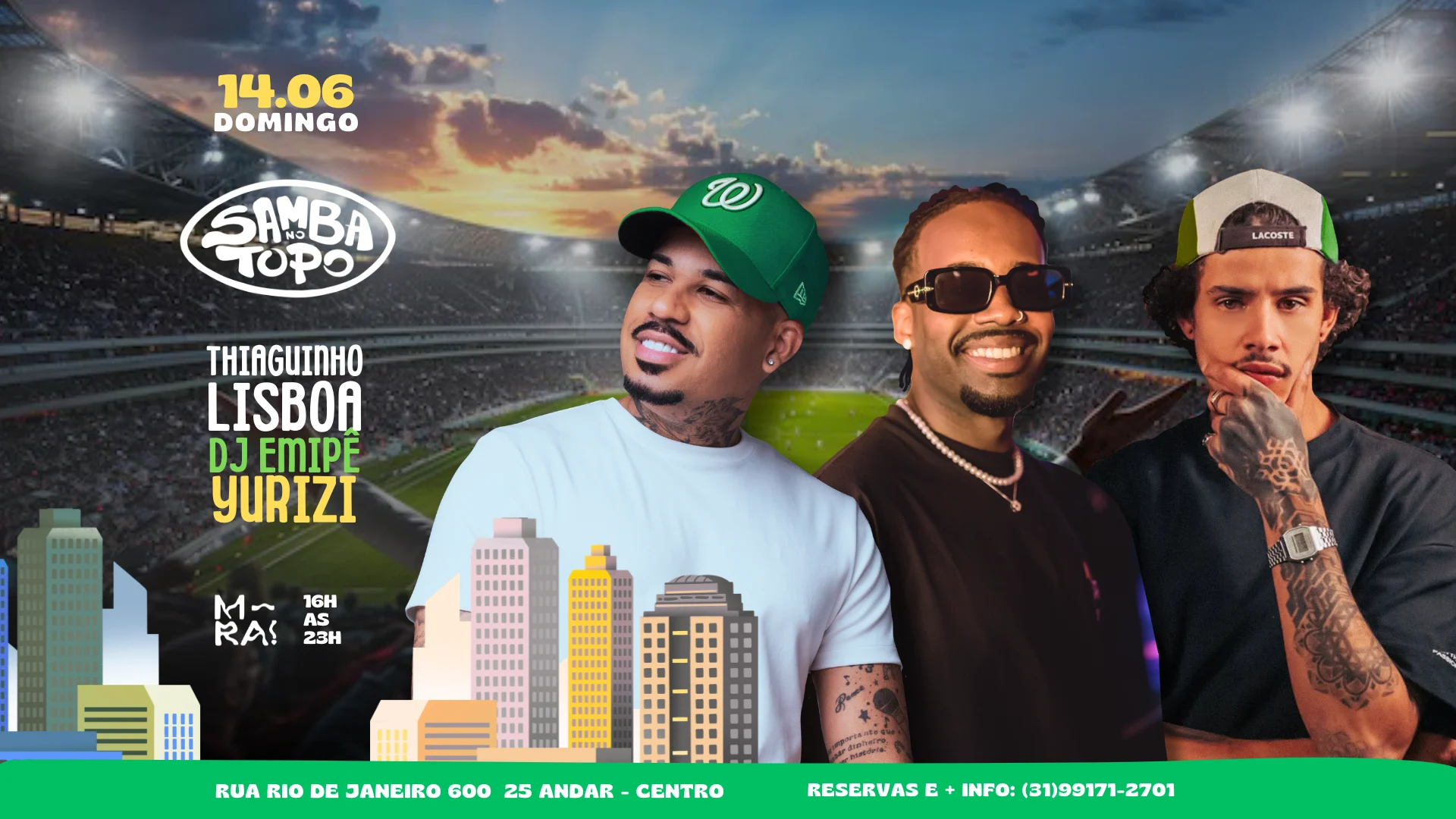 Samba No Topo - Thiaguinho Lisboa + Pagode Do Yurizi + Dj Mp Cover