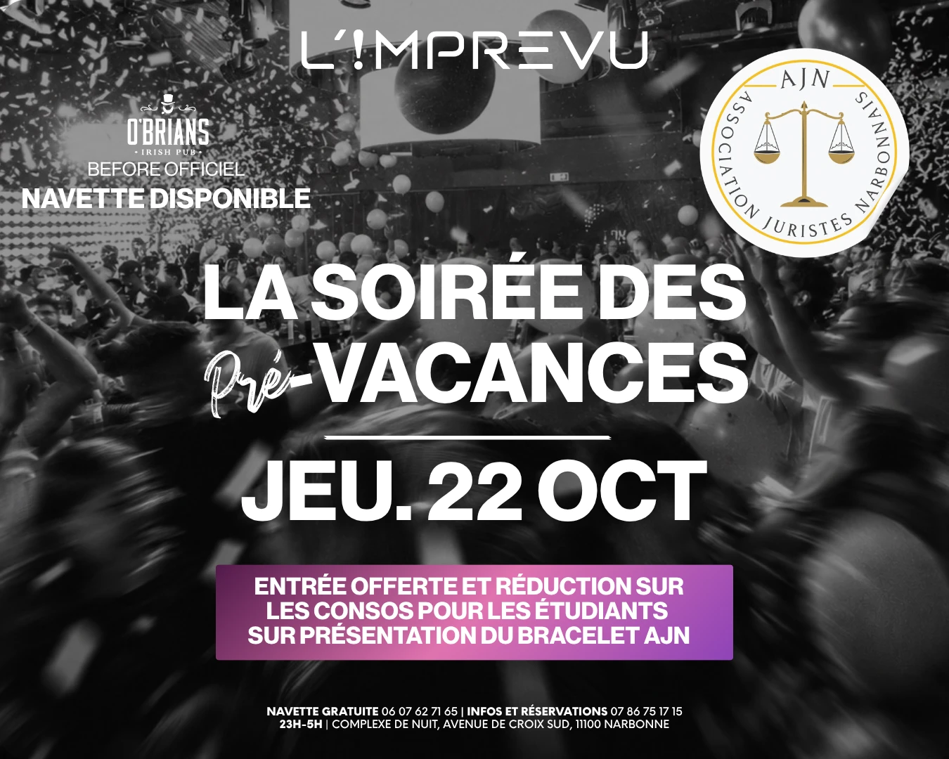 Jeudi Étudiants - Juristes Narbonnais Ajn Cover