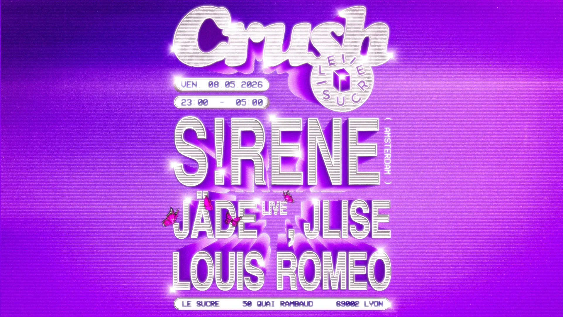Crush : Louis Romeo, S!Rene, Jlise, Jäde Cover