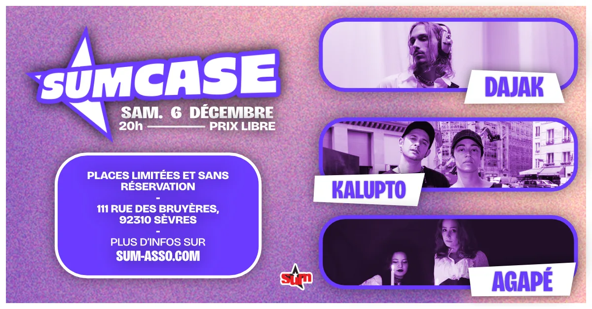 Sumcase #3 - Dajak/Kalupto/Agapé Cover