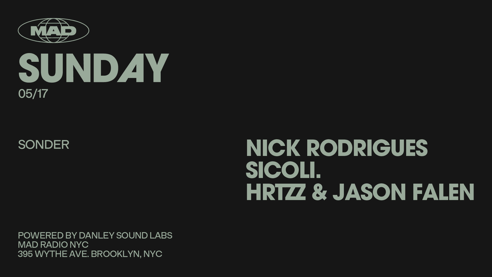 Sonder: Nick Rodrigues, Sicoli. , Hrtzz & Jason Falen Cover