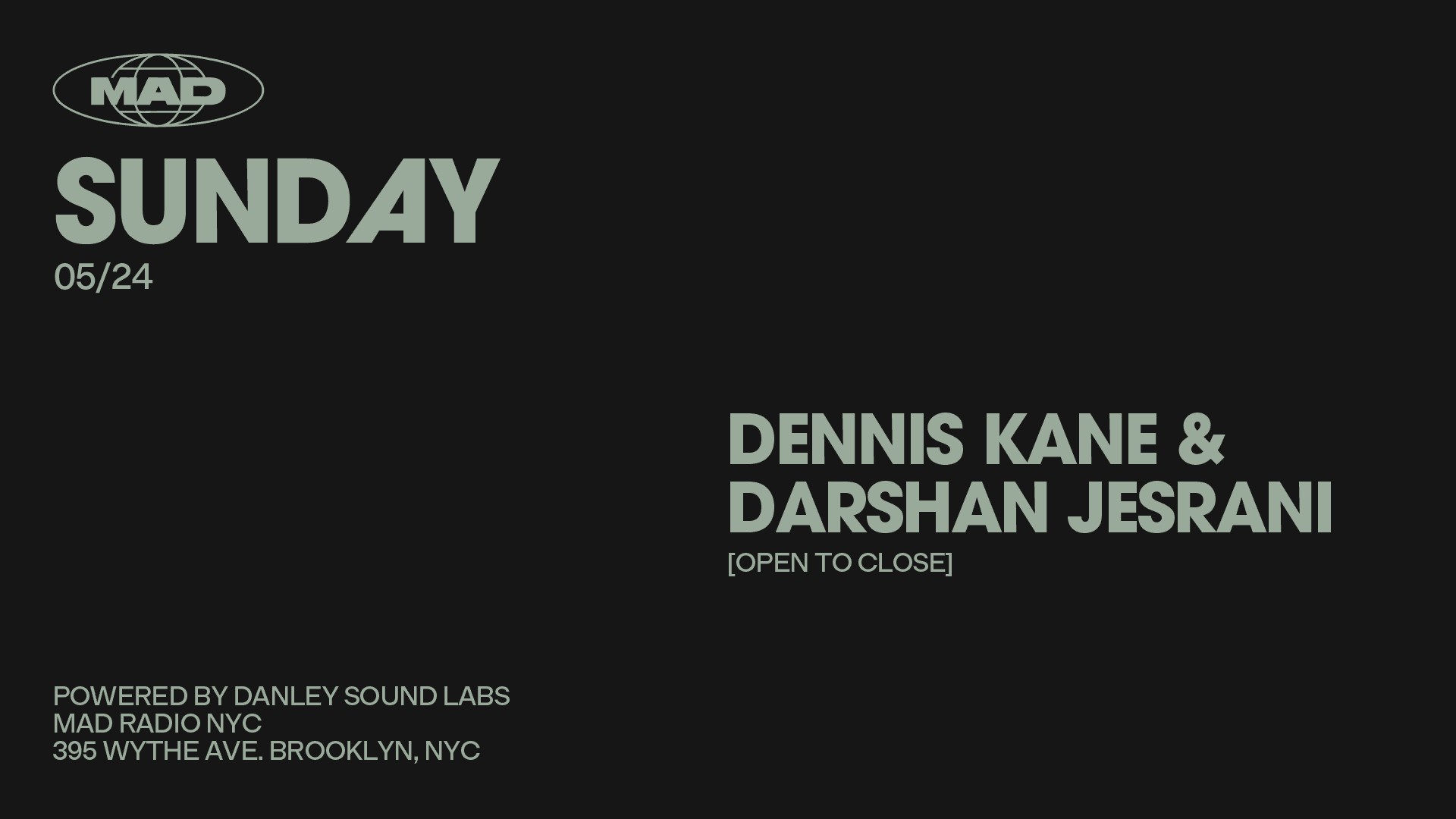 Dennis Kane & Darshan Jerani [Open To Close] Cover