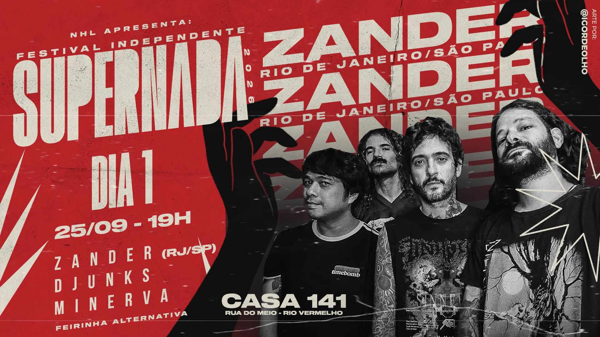 Supernada 2026 - Dia 1 - Zander(Sp) Cover