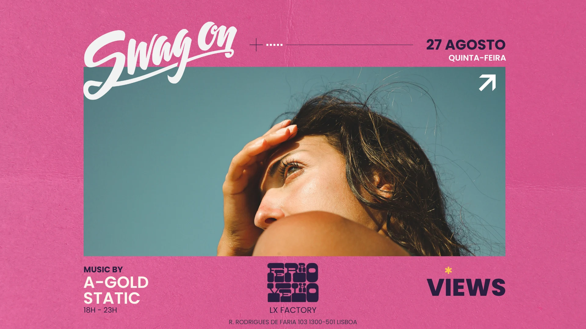 Swag On - 27 Agosto - Ferro Velho, LX Factory Cover