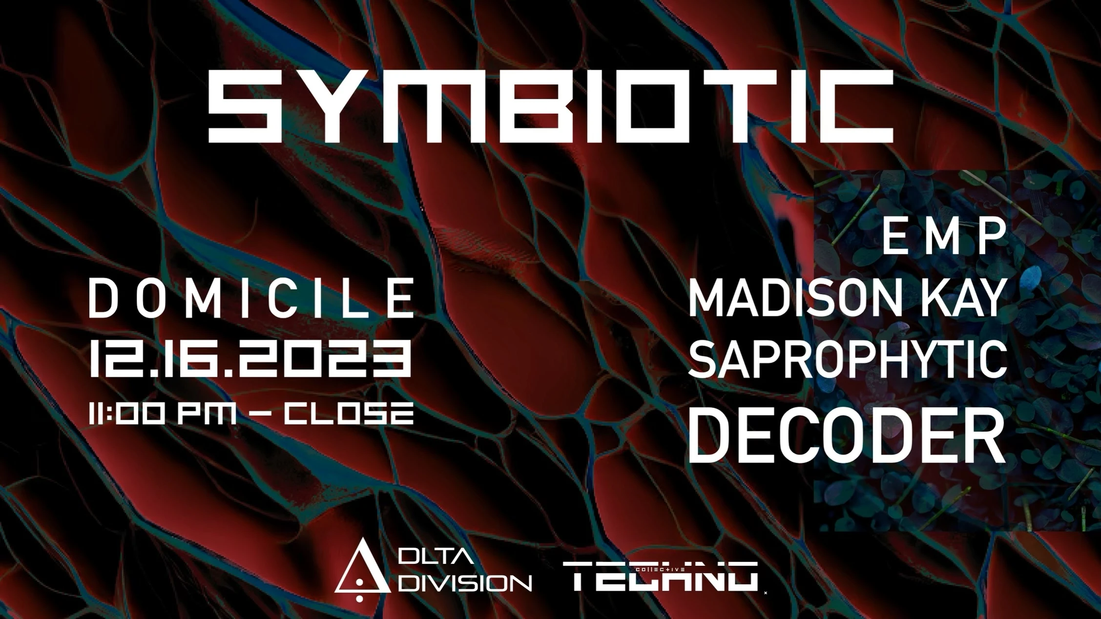 Domicile Presents Symbiotic With Decoder Cover