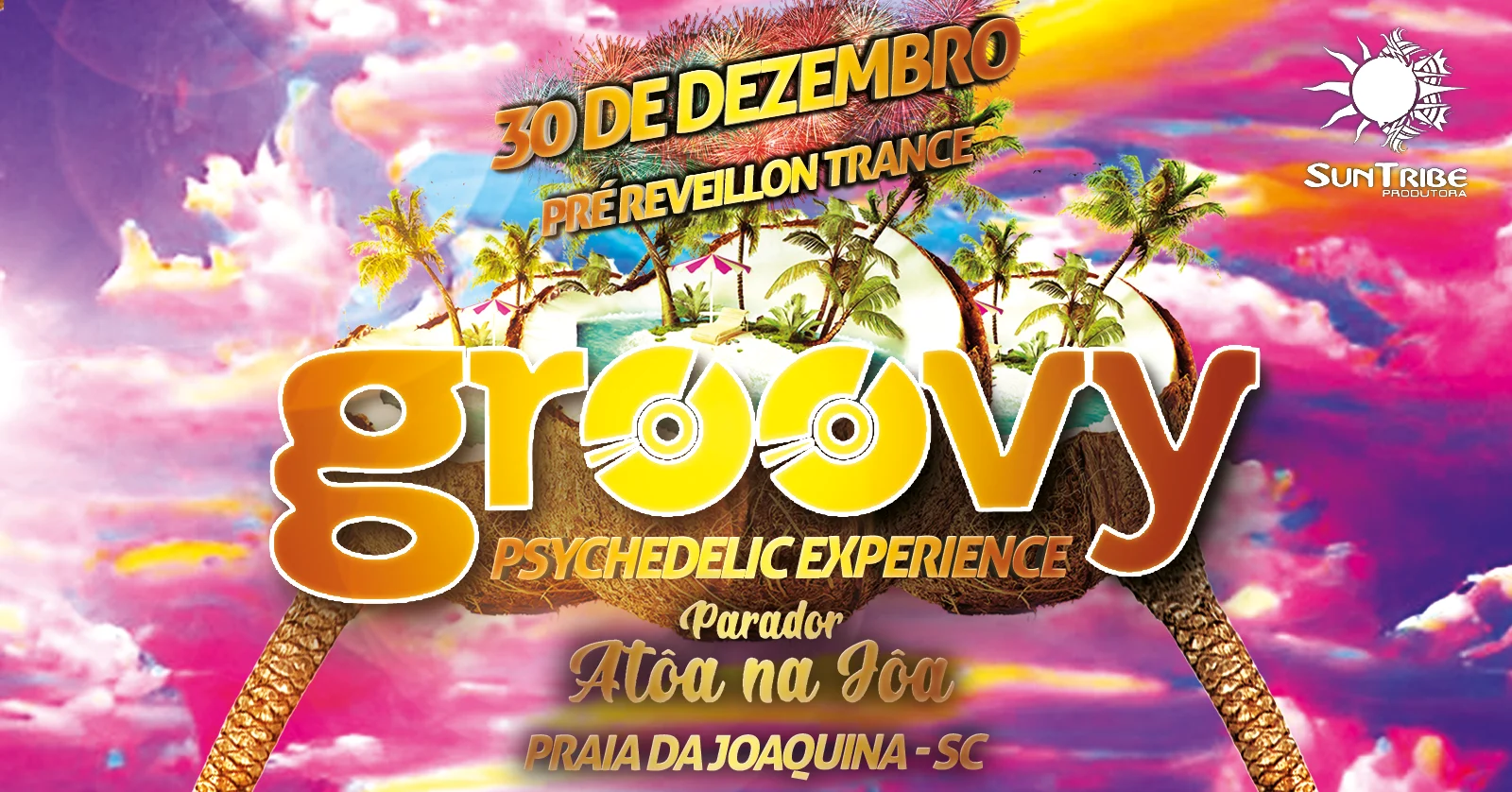 Groovy #4- Psychedelic Experience - Pré - Reveillon Cover