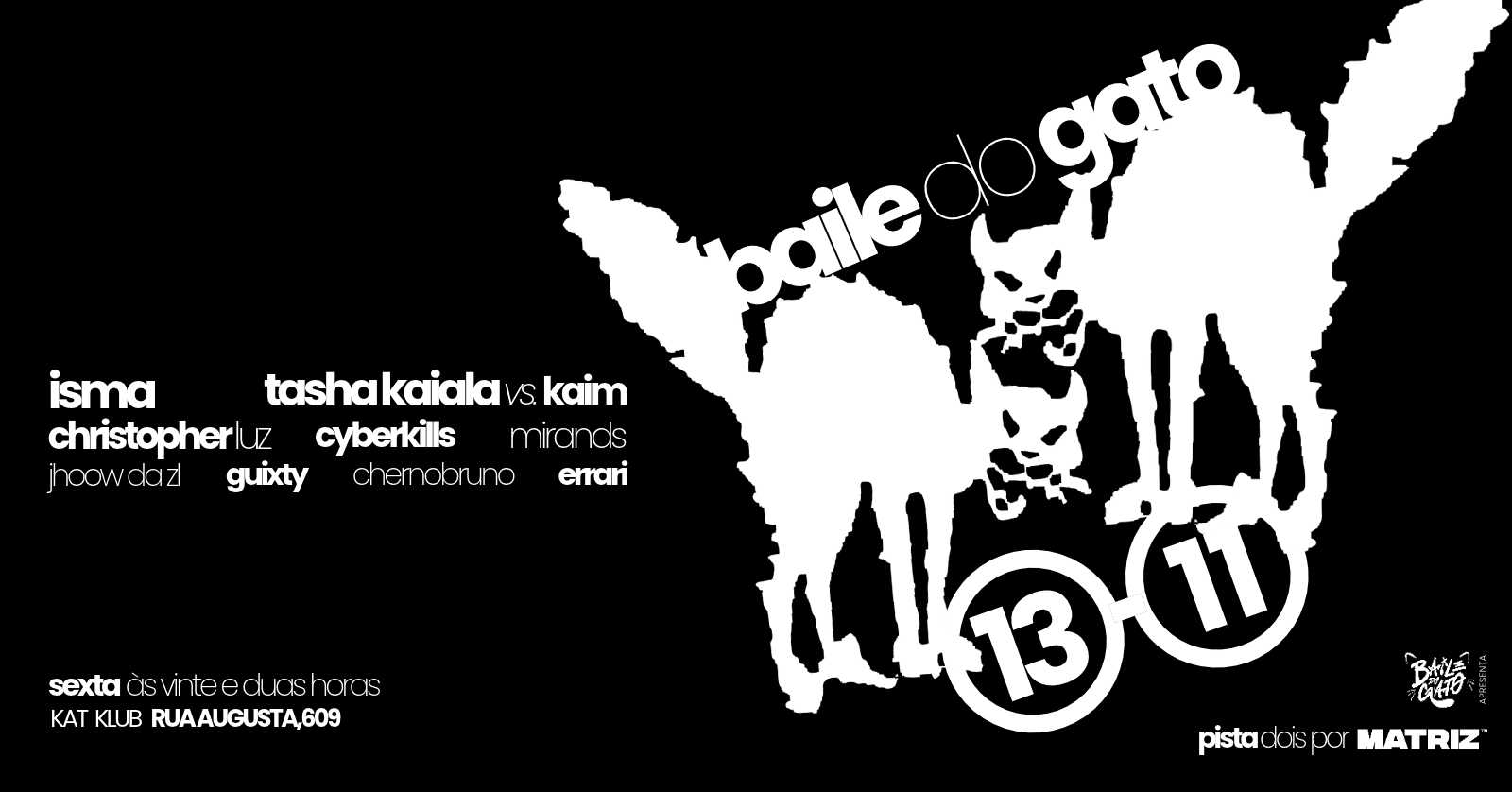 Baile Do Gato - 13/11 Cover
