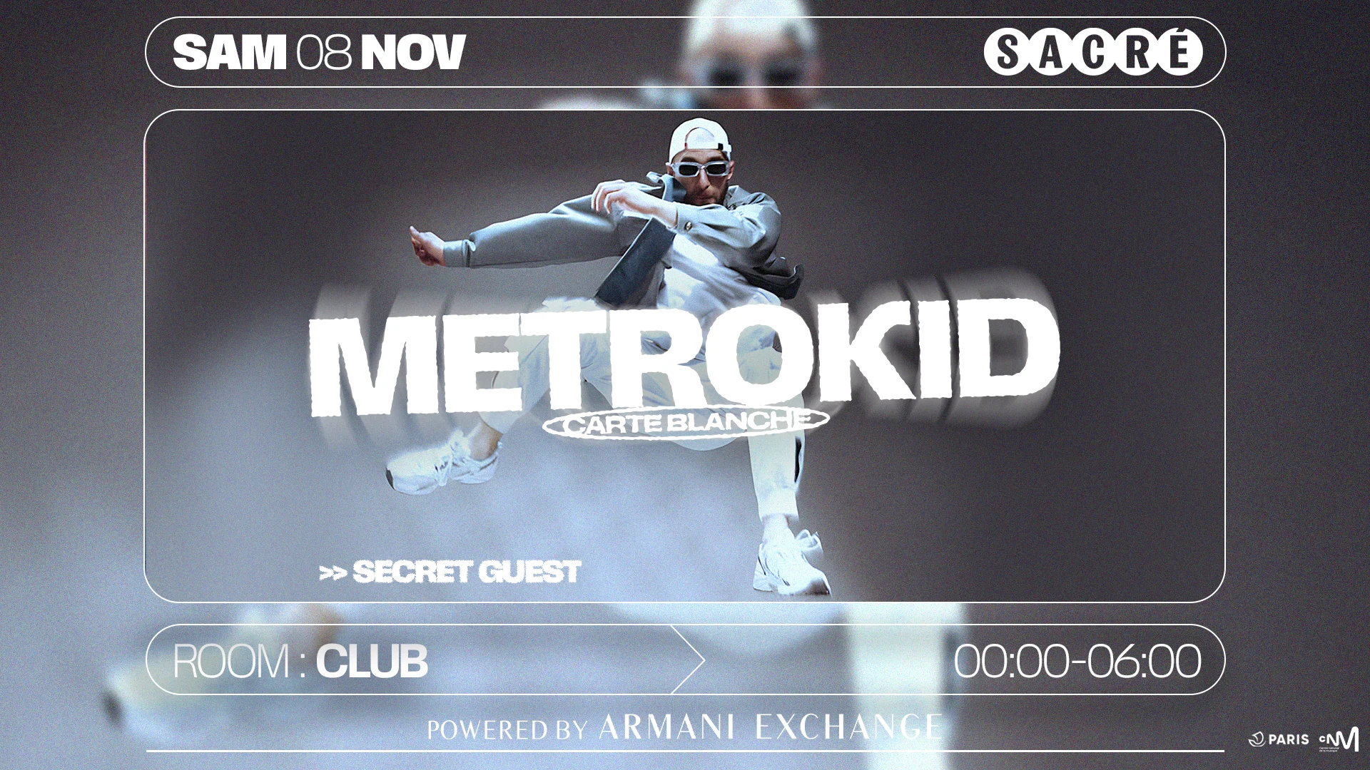 Sacré : Carte Blanche Metrokid [Powered By Armani Exchange] Cover