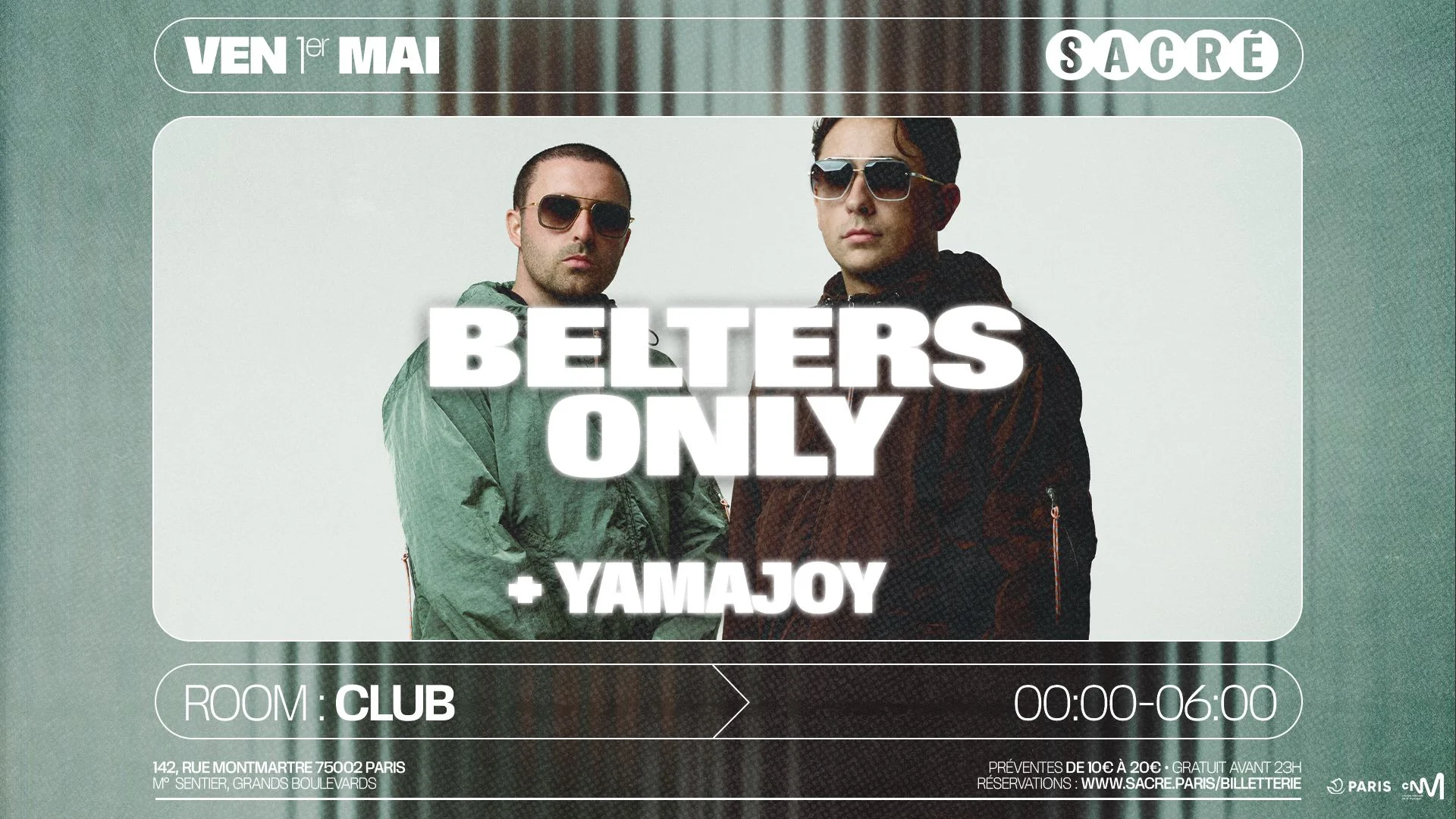 Sacré Présente : Belters Only + Yamajoy Cover