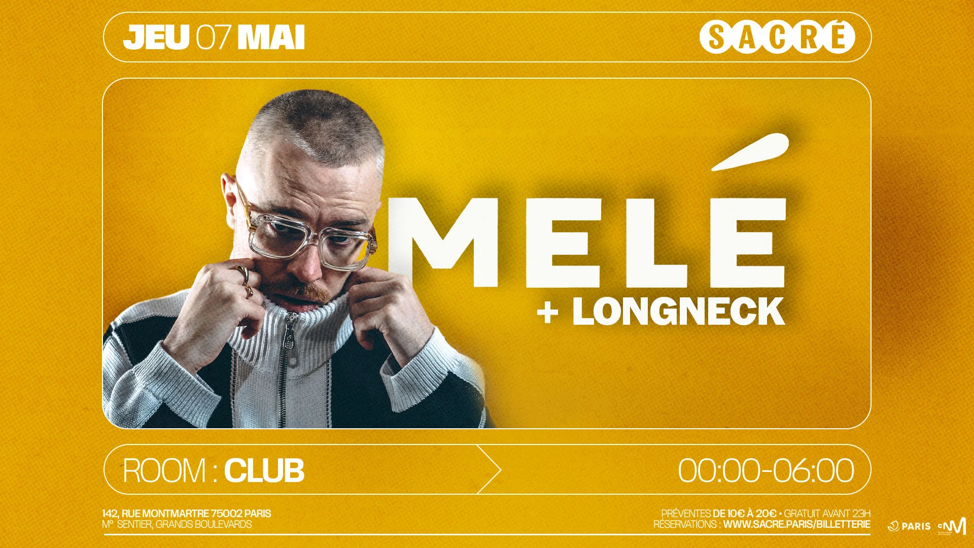 Sacré Présente : Melé & Longneck Cover