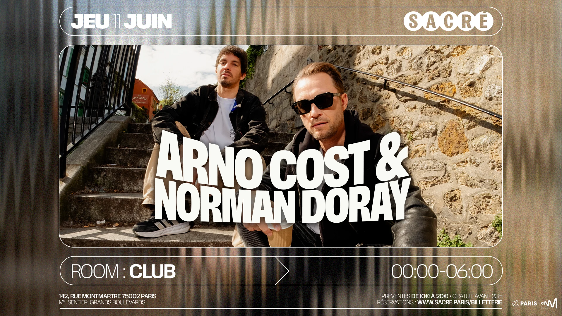Aftershow David Guetta Paris Avec Arno Cost & Norman Doray Cover
