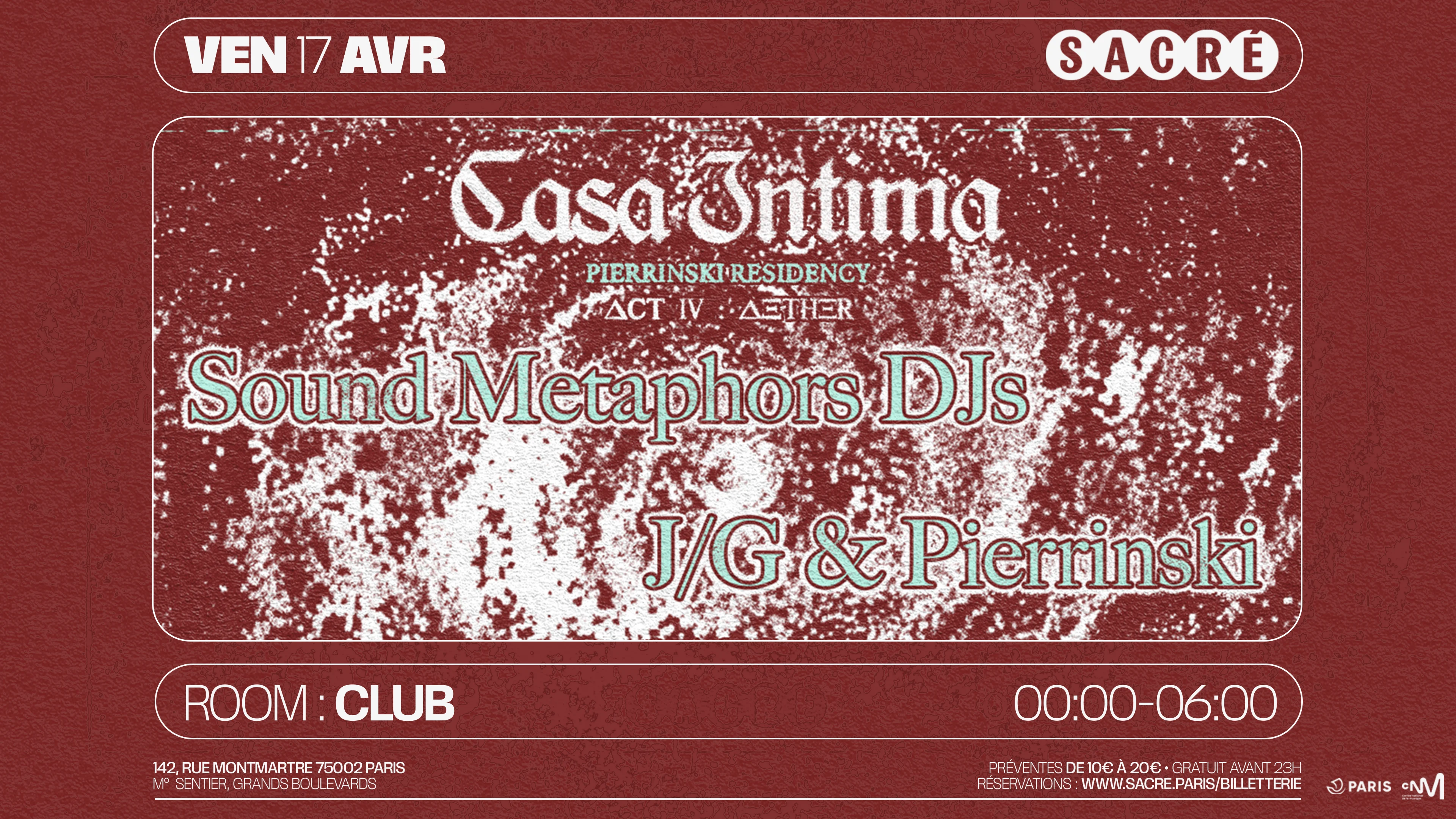 Sacré : Casa Intima #4 By Pierrinski Avec Sound Metaphors Cover