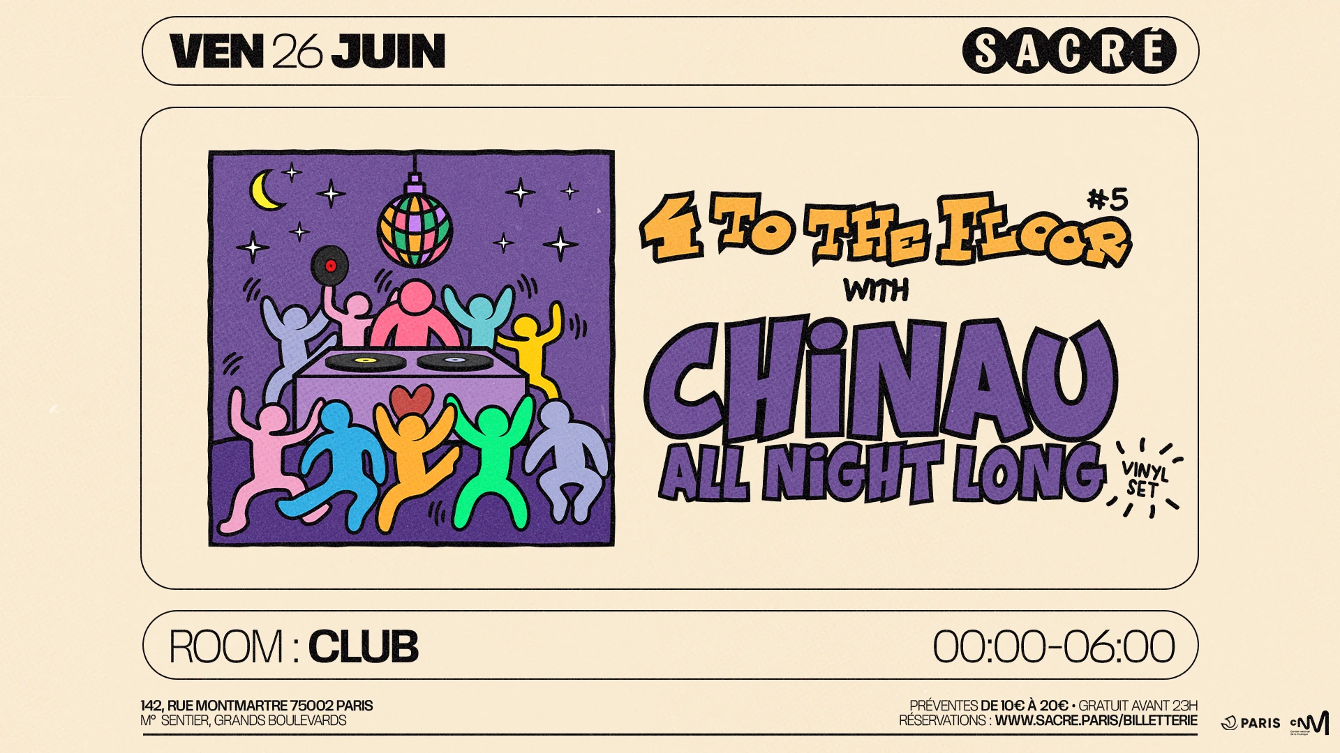 Sacré Présente : 4 To The Floor #5 By Chinau Cover