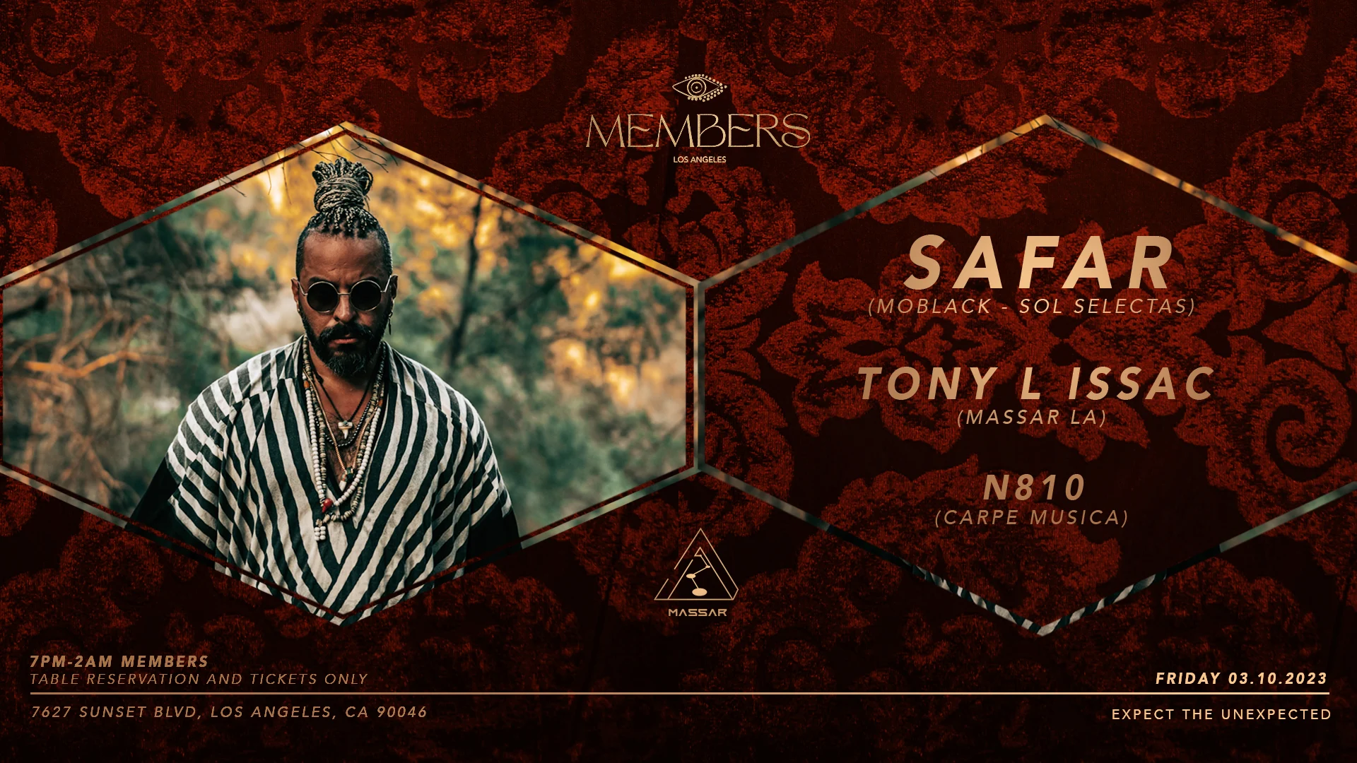 Massar La X Members Present Safar & Tony L Issac & N810 Cover