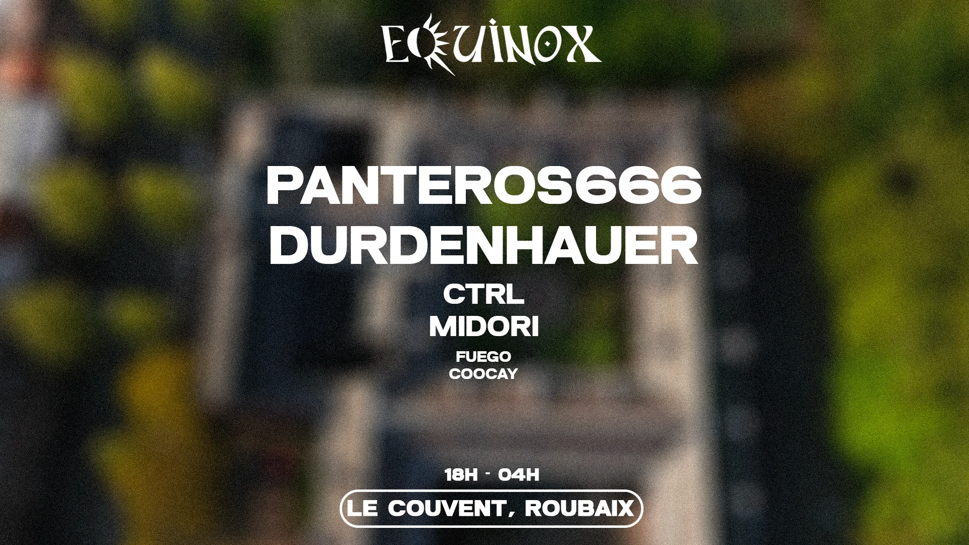 Festival Equinox : Durdenhauer, Panteros666, Ctrl, And More Cover