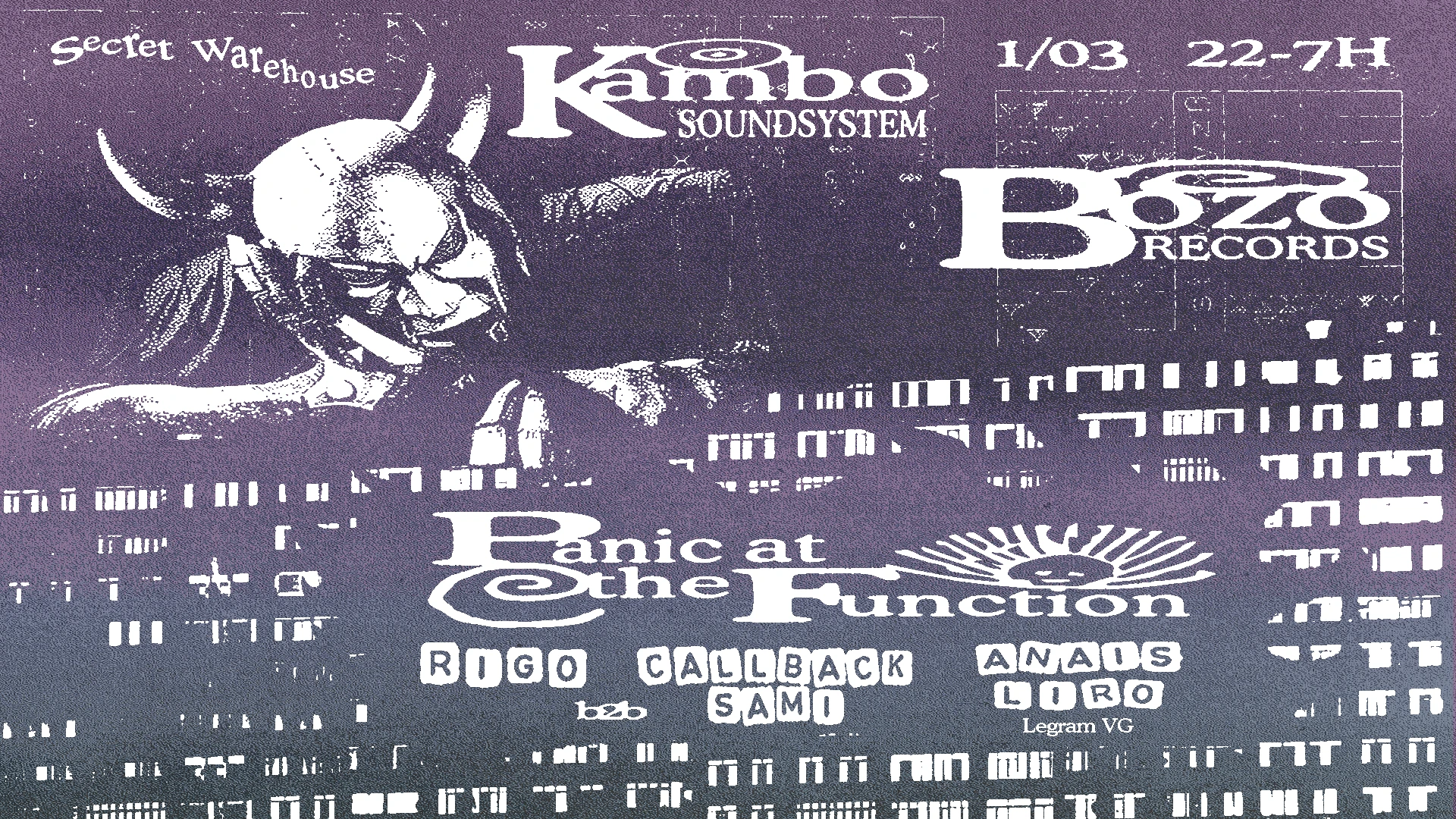 Bozo Records & Kambo Present : Panic At The Function Cover