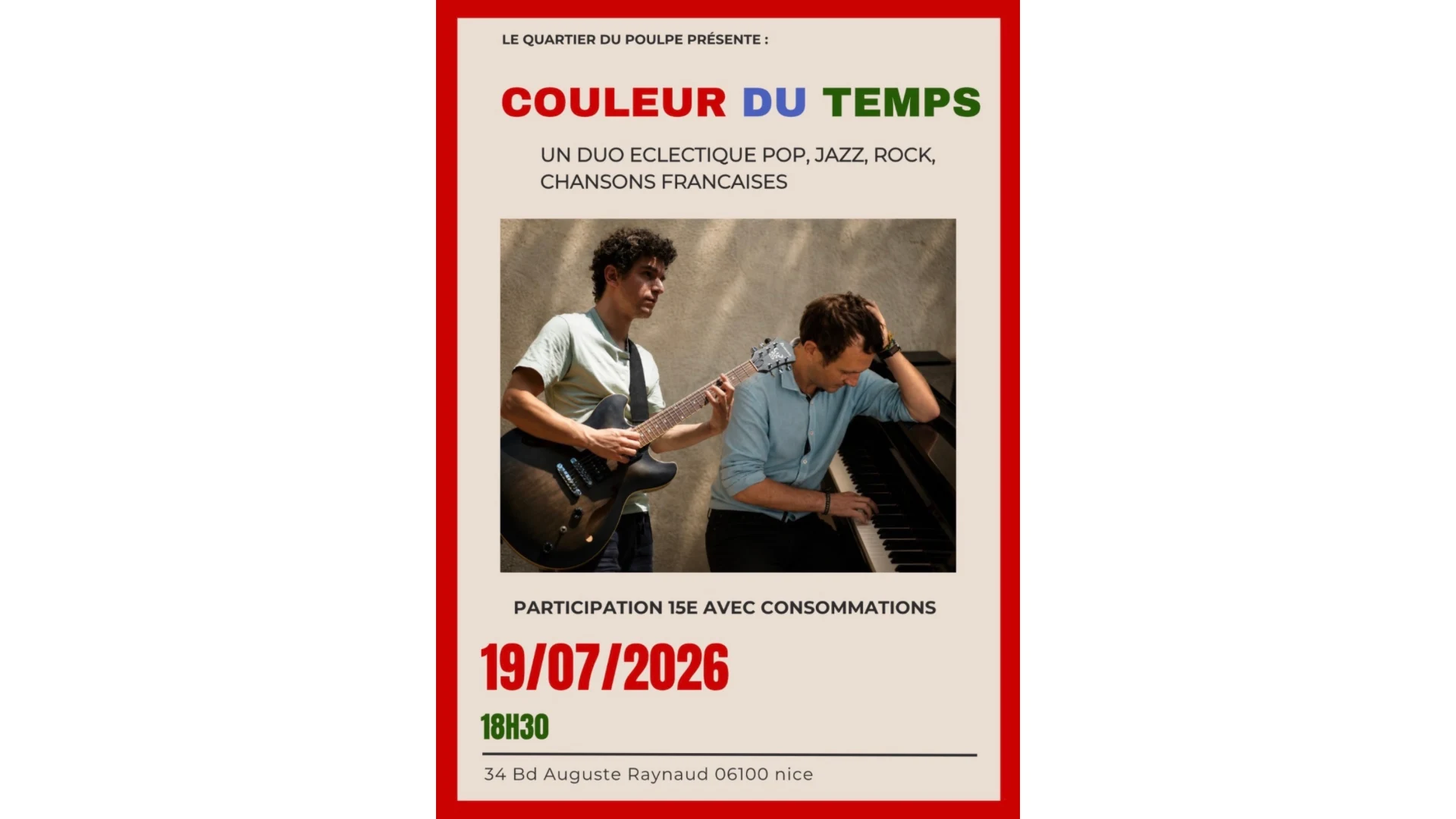Couleur Du Temps Cover