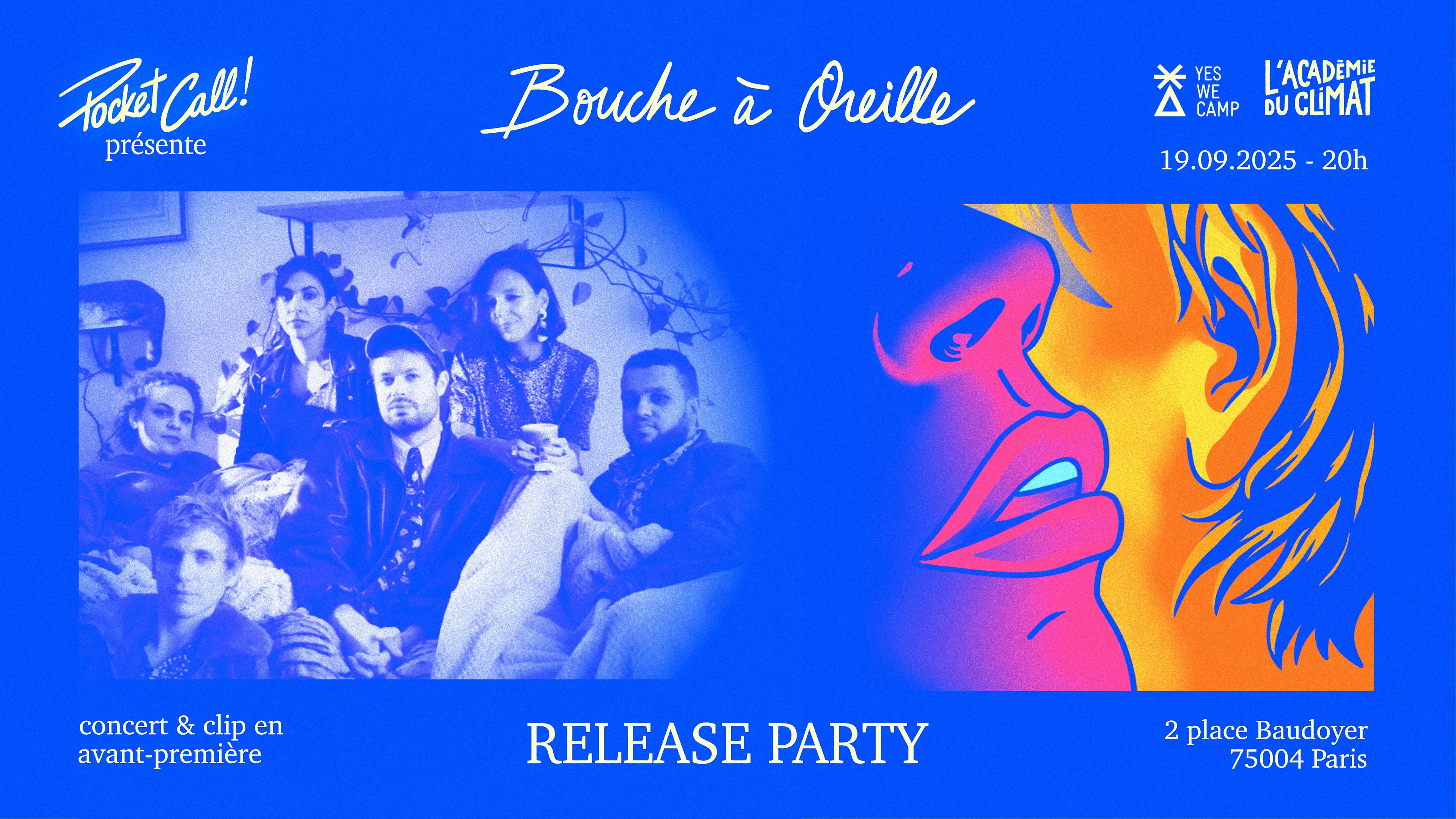 Pocket Call - Release Party Cover