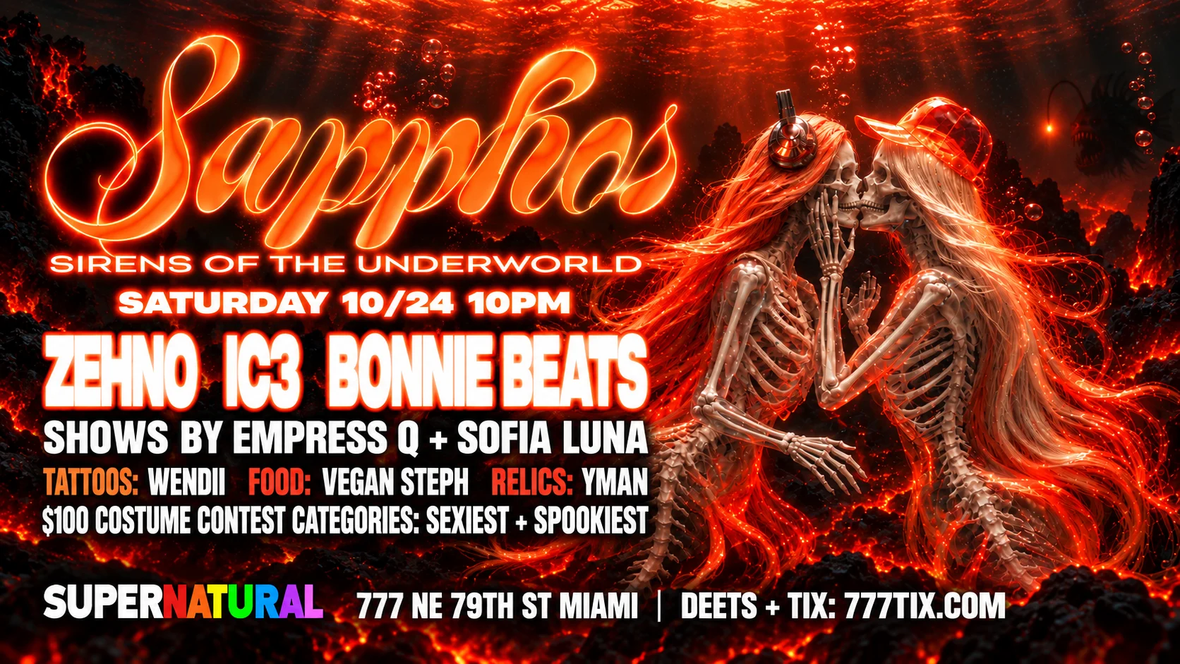 Sapphos: Sirens Of The Underworld Cover
