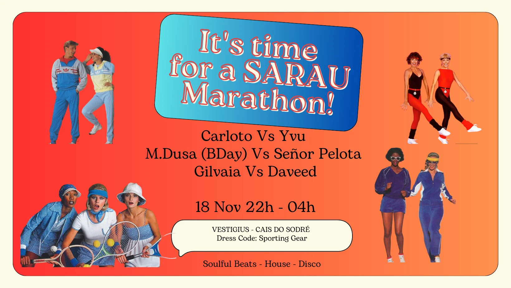 Sarau Marathon - Soulful, House & Disco Vibes Cover