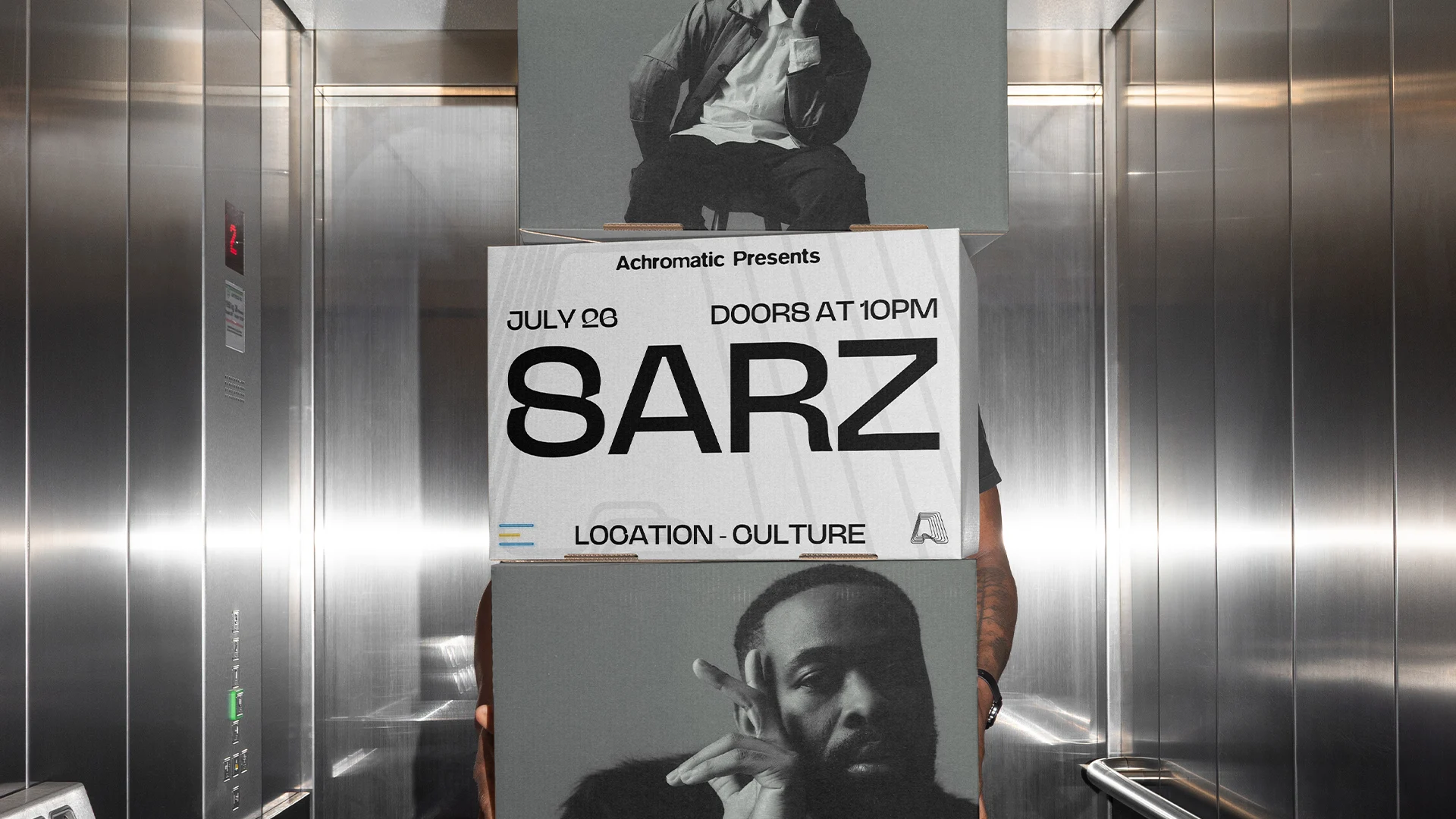 Achromatic Presents:  Sarz Dj Set Cover