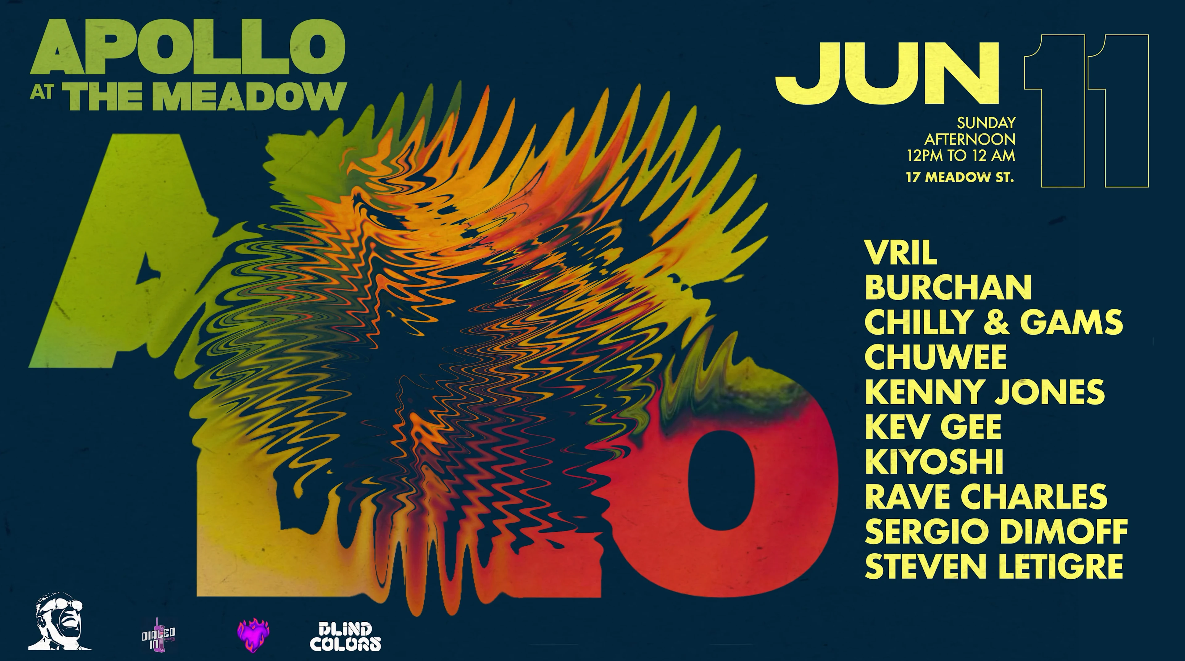Apollo At The Meadows Sunday 11th Daytime W/ Vril, Alegria.. Cover