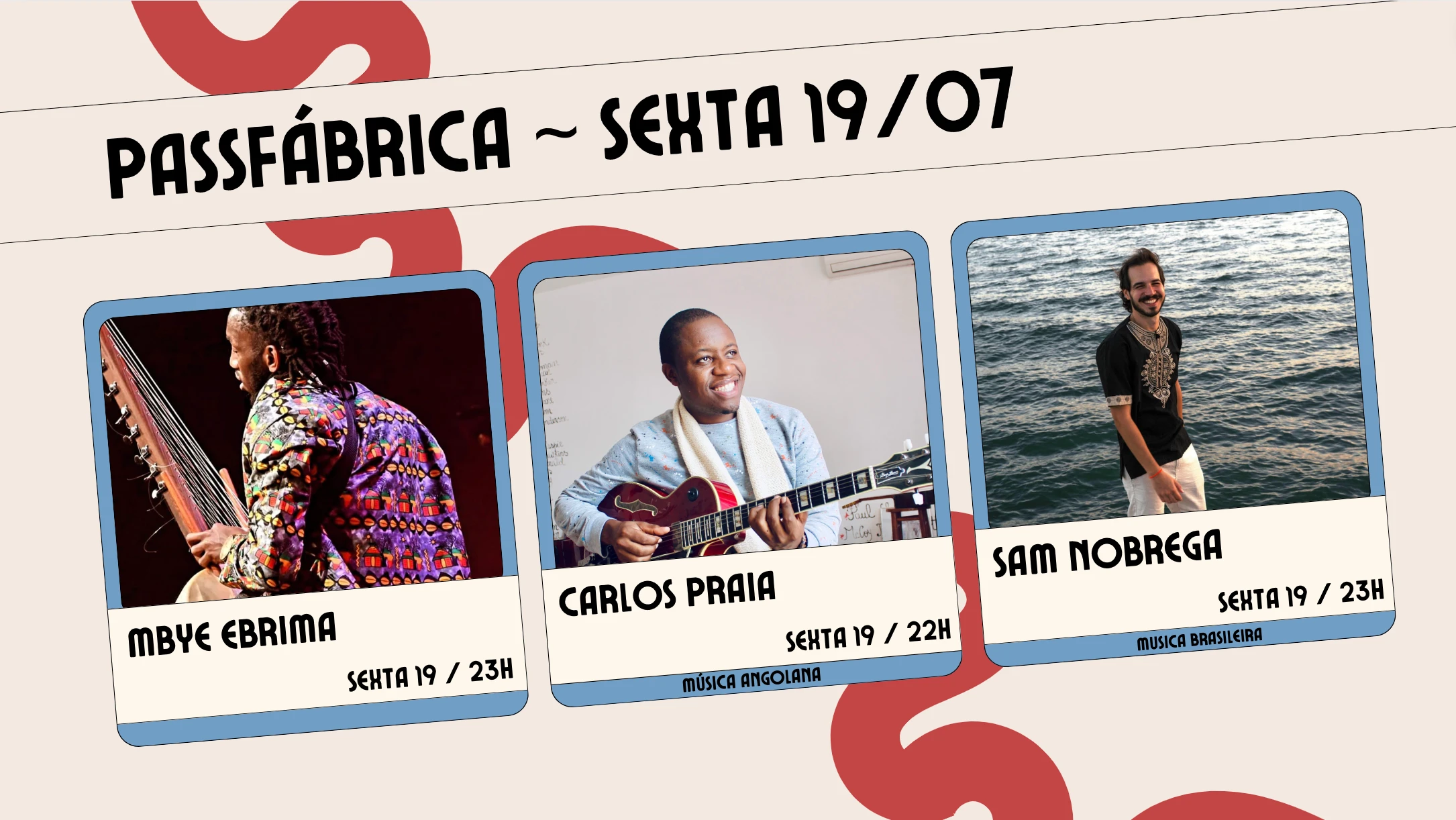 Mbye Ebrima / Carlos Praia / Sam Nobrega Cover
