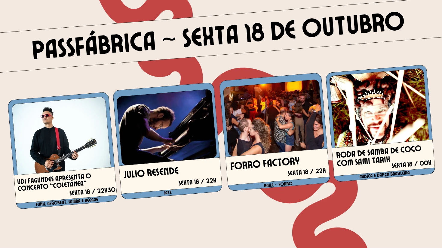 Udi Fagundes / Julio Resende / Forro Factory / Sami Tarik Cover
