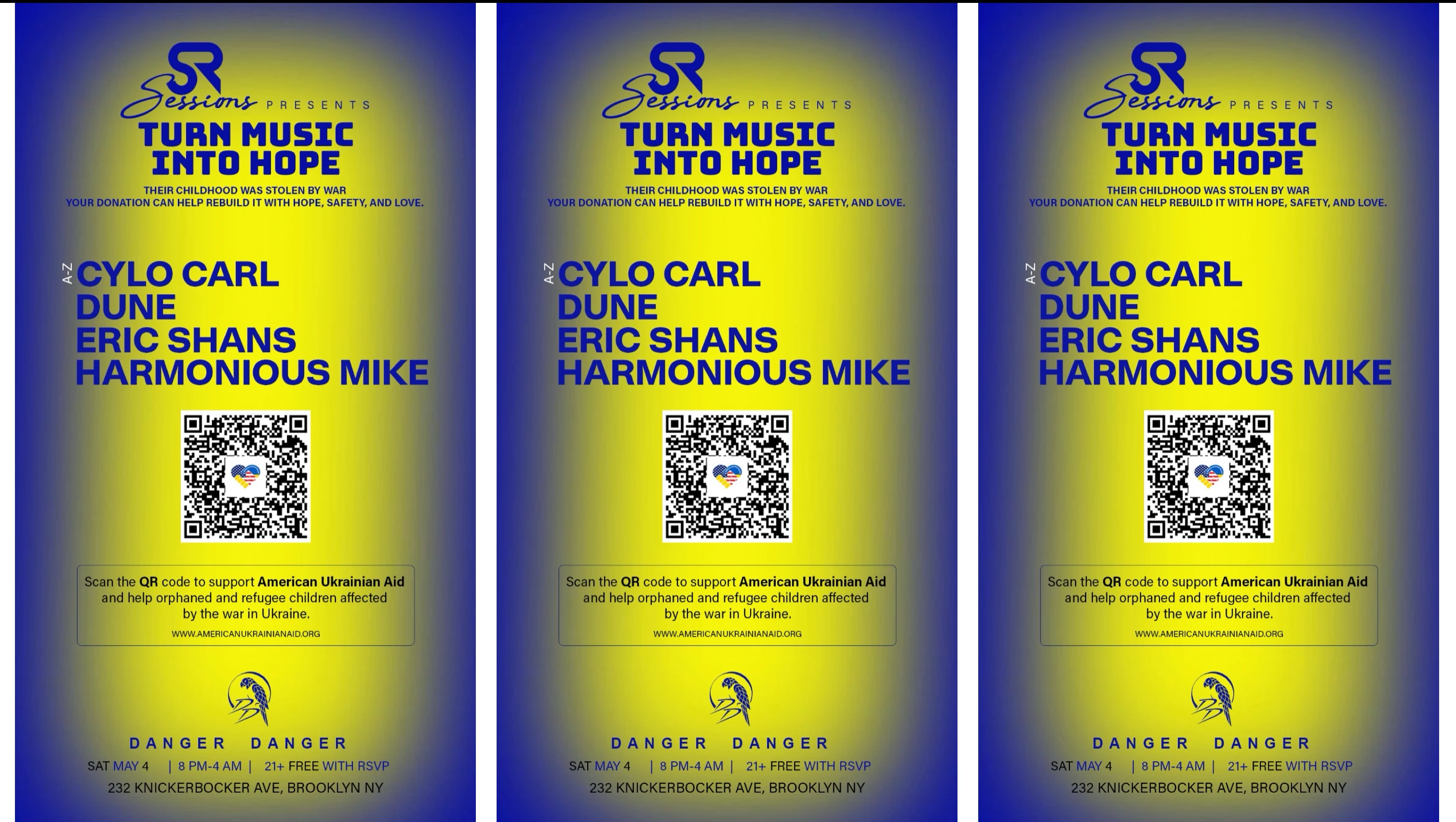 Benefit For Ukraine Feat. Cylo Carl, Dune, Eric Shans (Rsvp) Cover