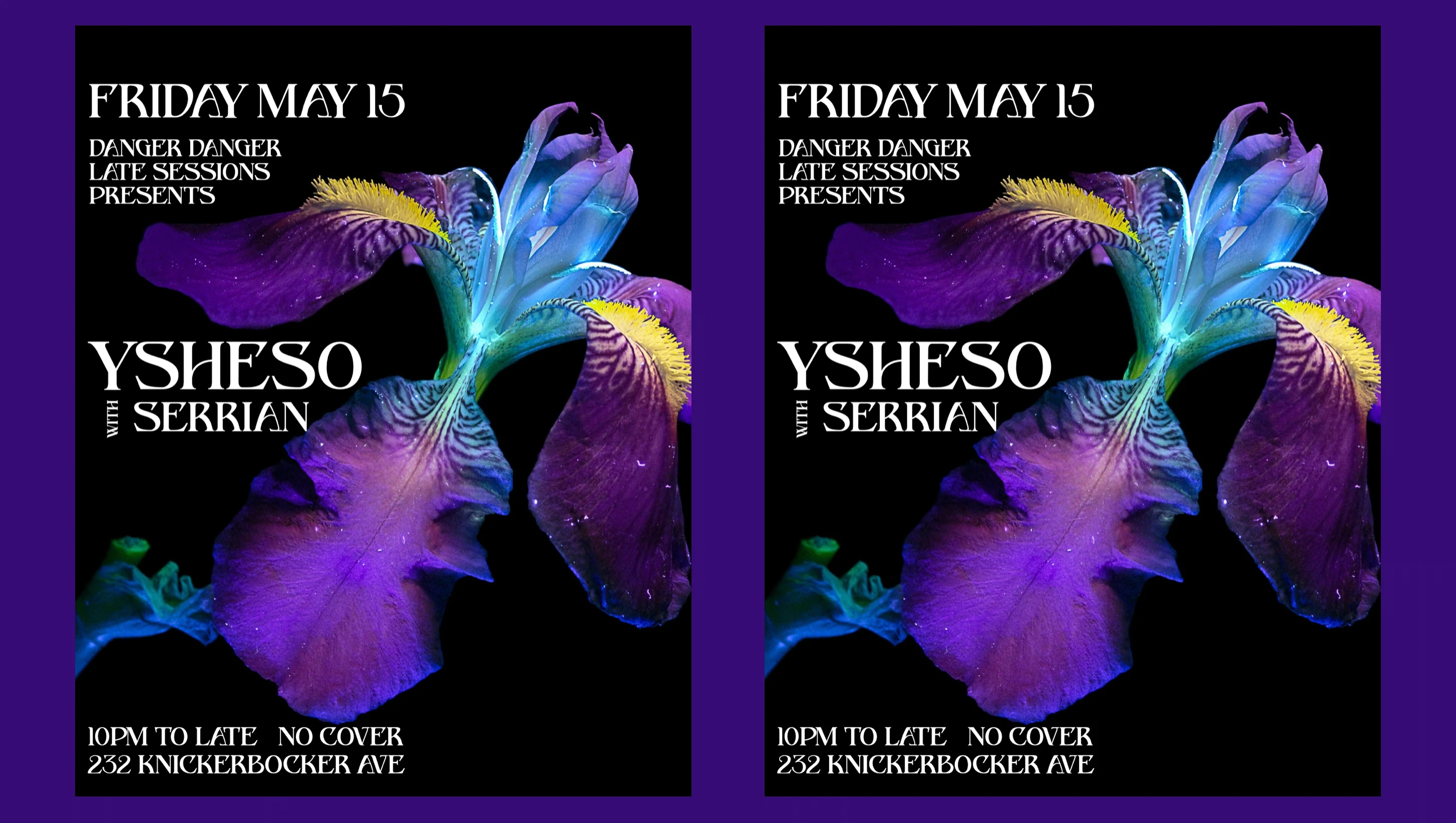 Danger Danger Presents Ysheso_ + Serrian (Rsvp Req'd) Cover