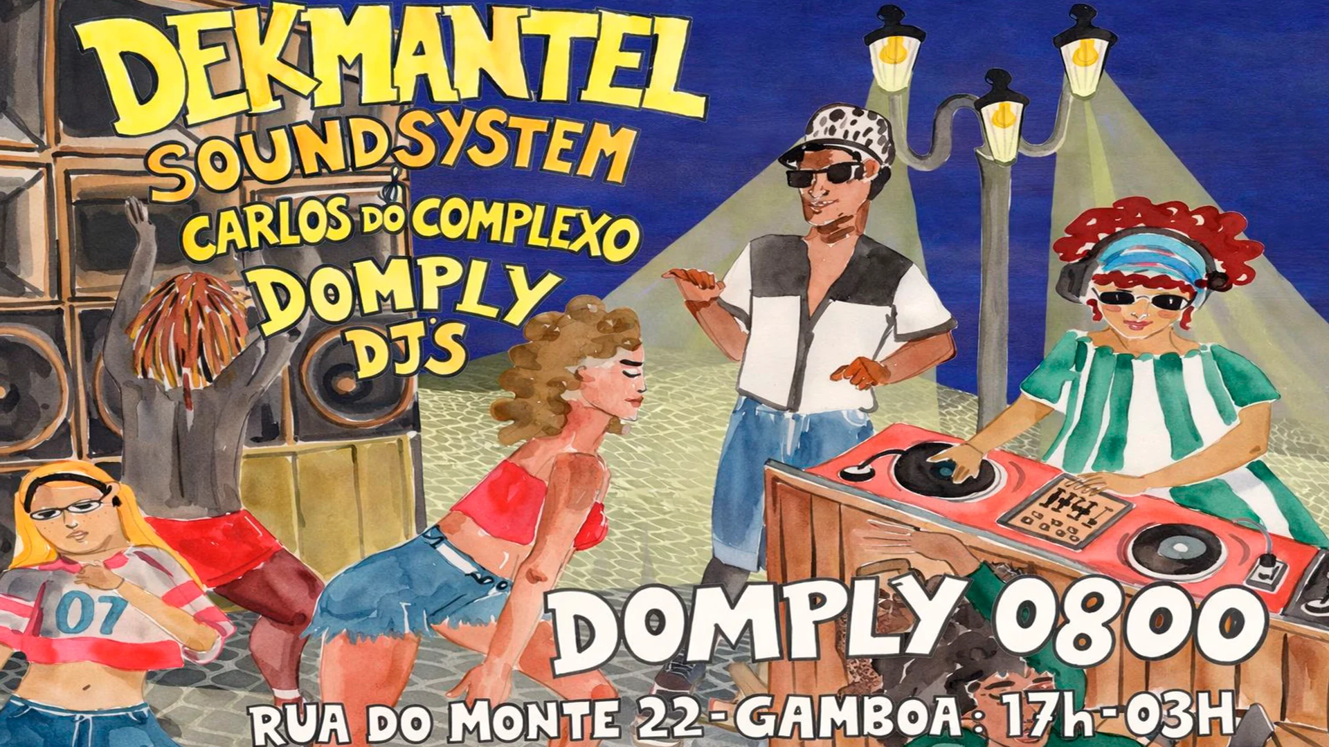 Domply 0800 C/ Dekmantel Soundsystem & Carlos Do Complexo Cover