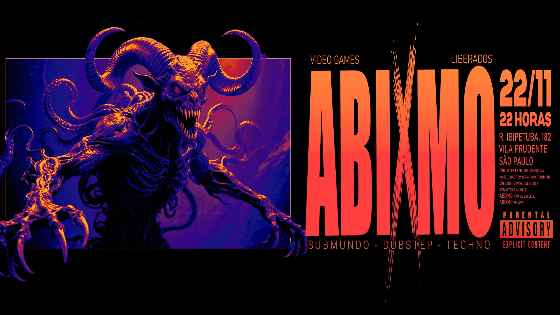 Abixmo - Ressaca De Halloween - Submundo & Dubstep & Techno Cover