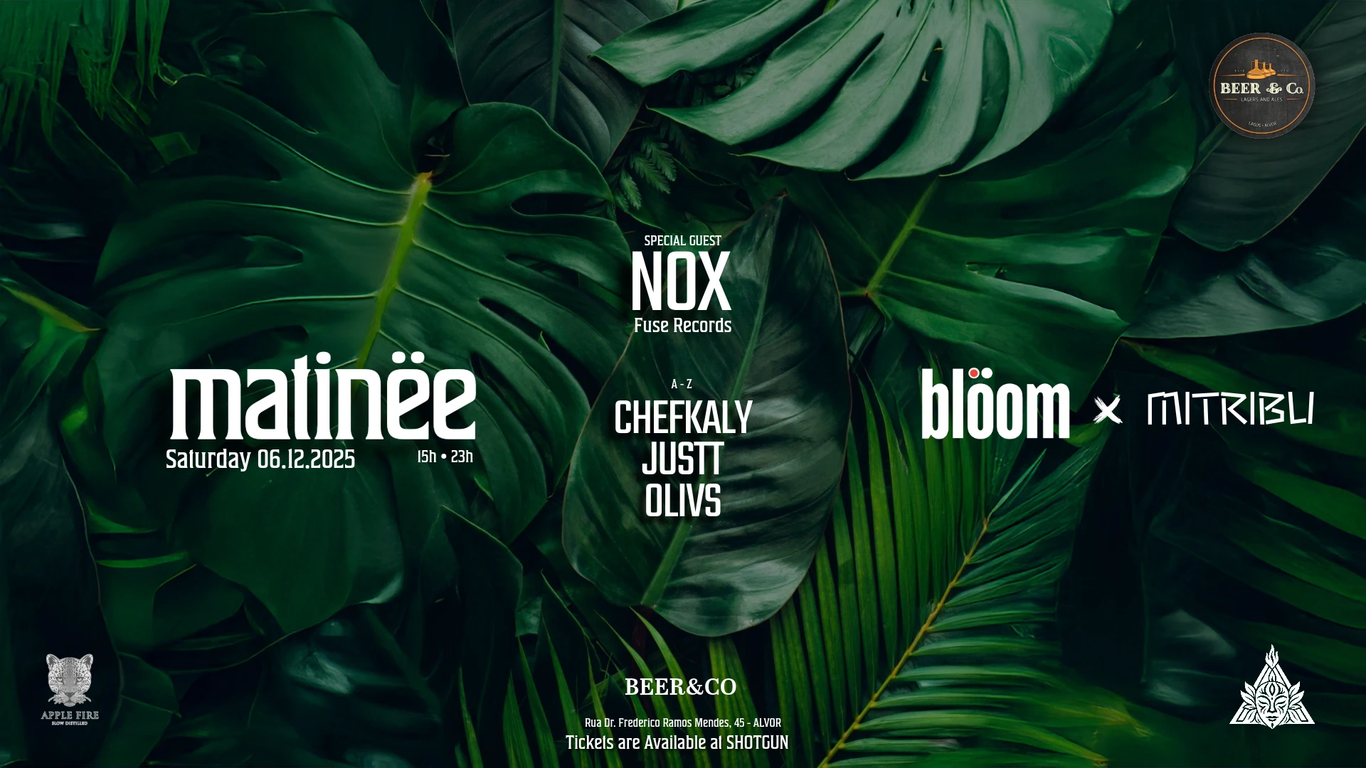 Matinëe • Blöom X Mitribu @ Beer&Co (Alvor) Cover