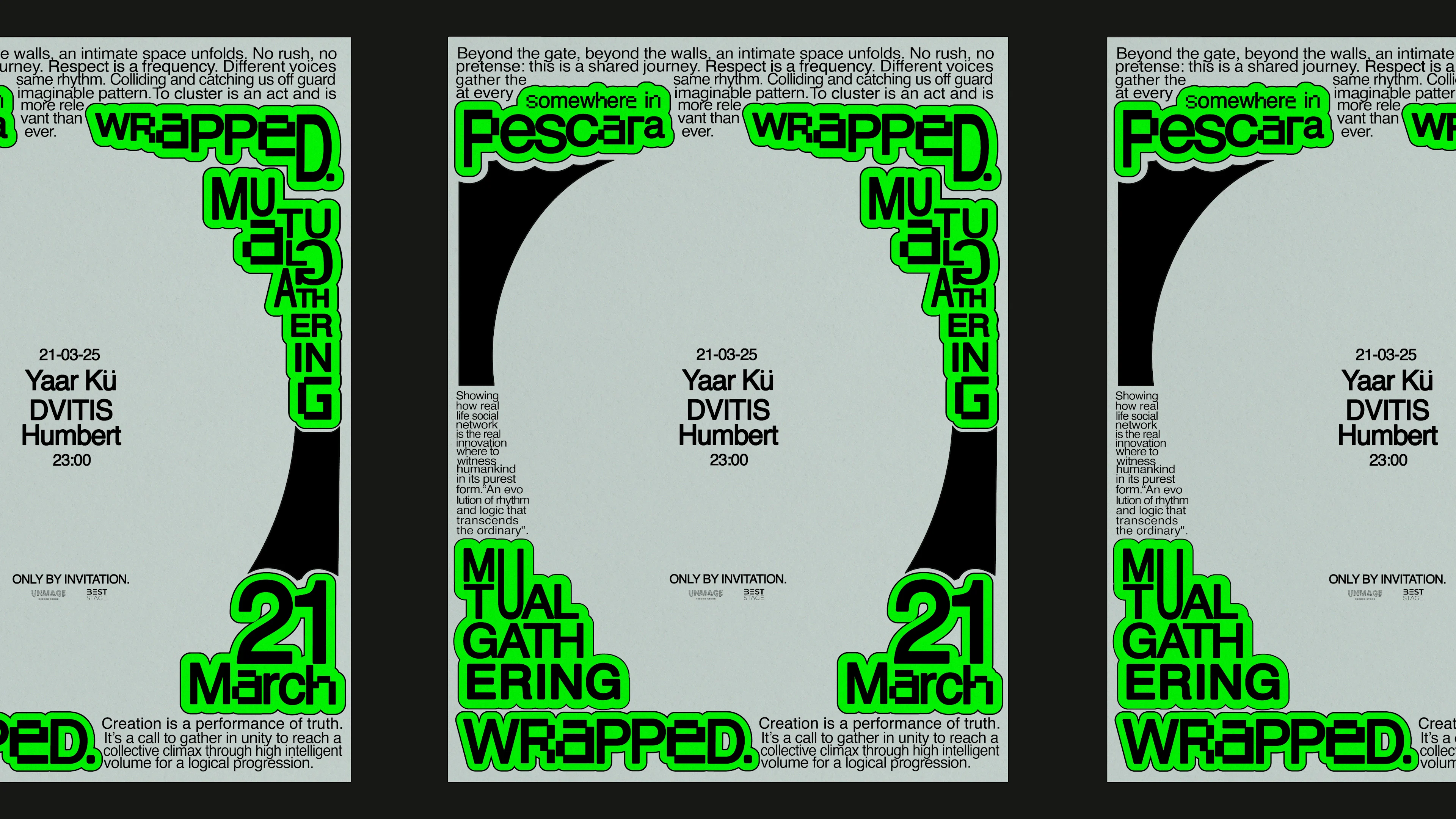 Wrapped. Mutual Gathering W/ Yaar Kü, Dvitis, Humbert Cover