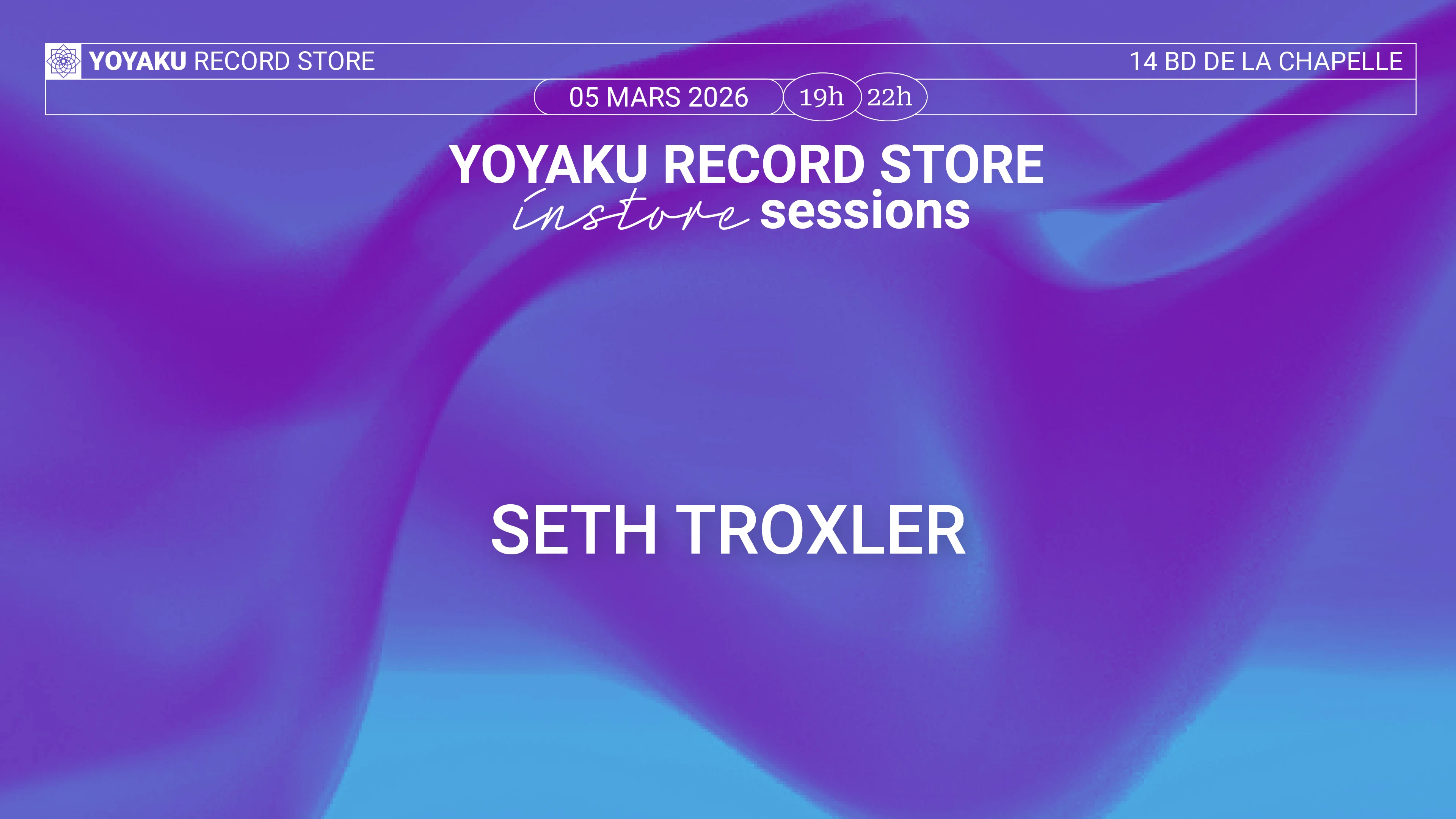 Instore Session With Seth Troxler Cover
