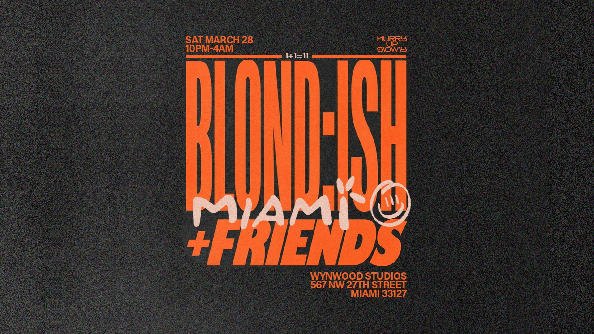 Blond:Ish & Friends @ Wynwood Studios Cover