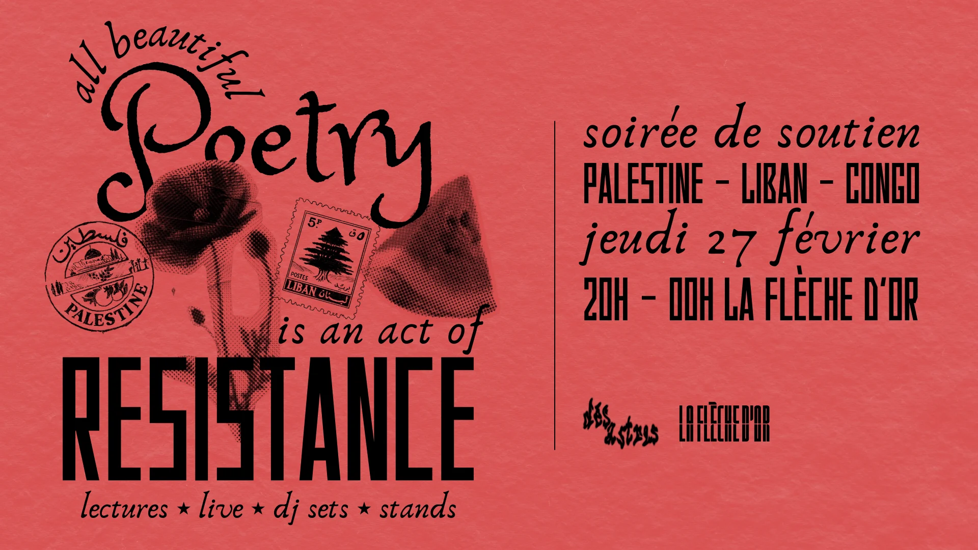 "All Beautiful Poetry Is An Act Of Resistance" Par Désastres Cover