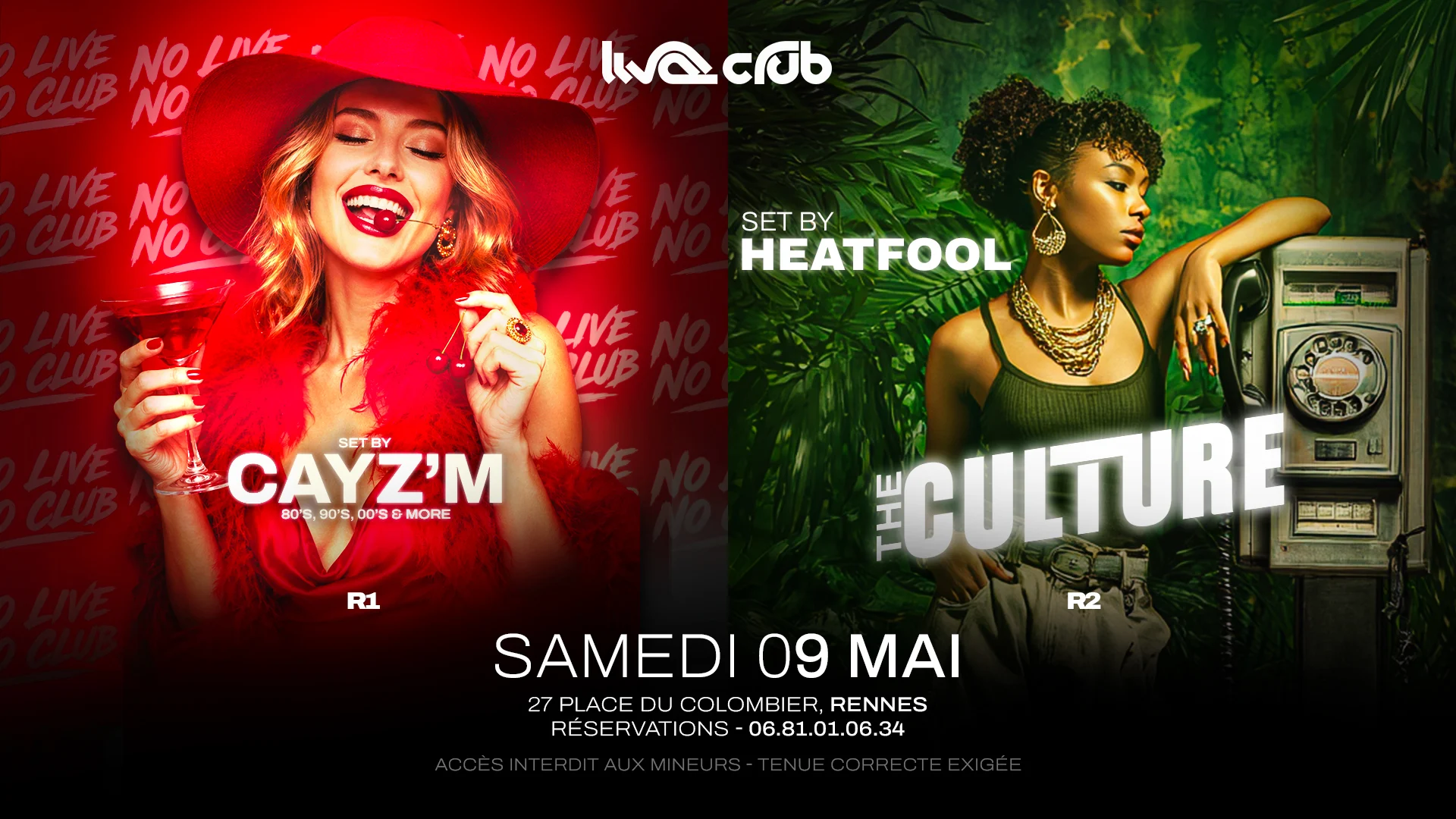 The Culture : Cayz'm (R1) + Heatfool (R2) Cover