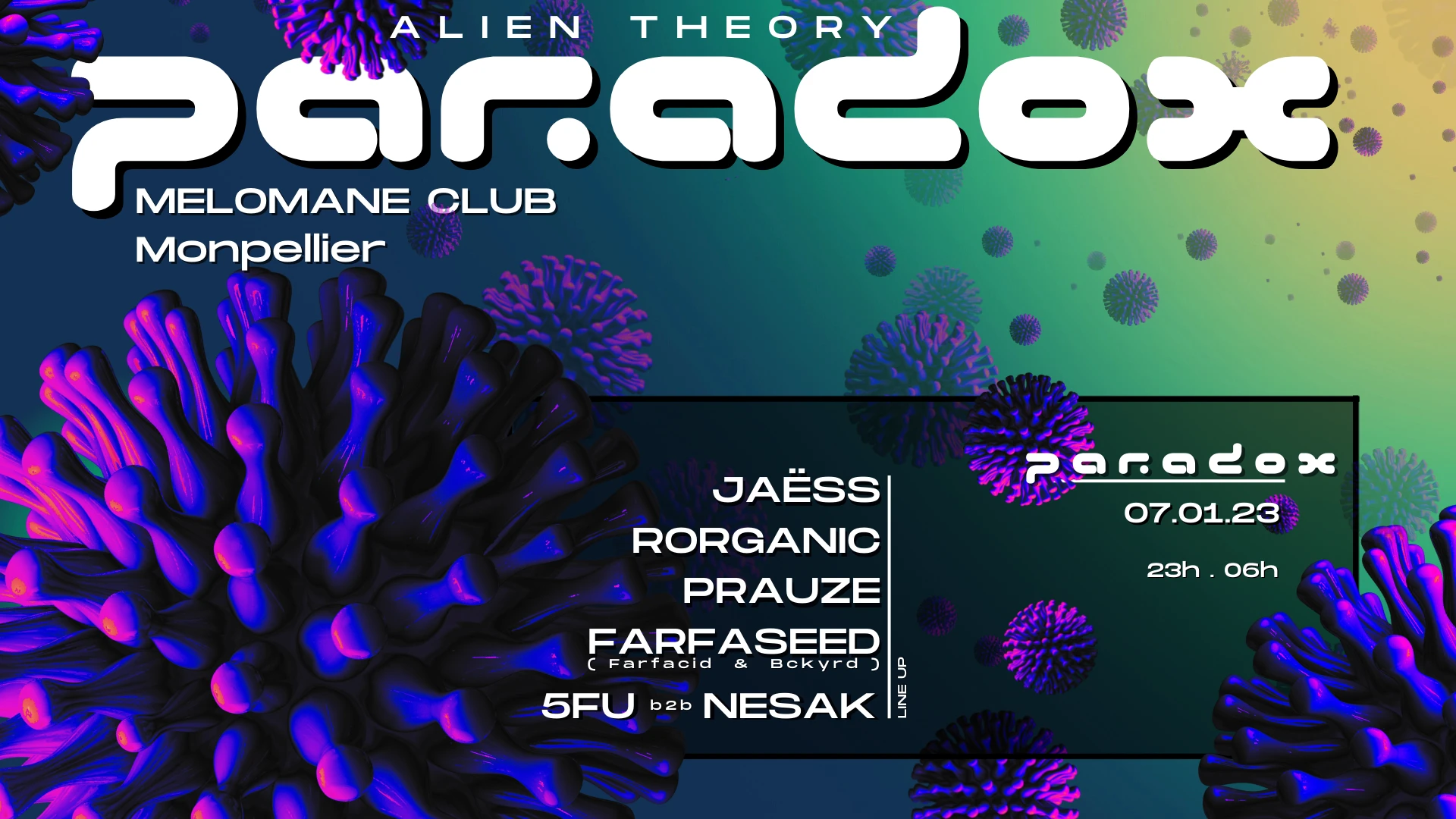 Paradox // Alien Theory  Cover