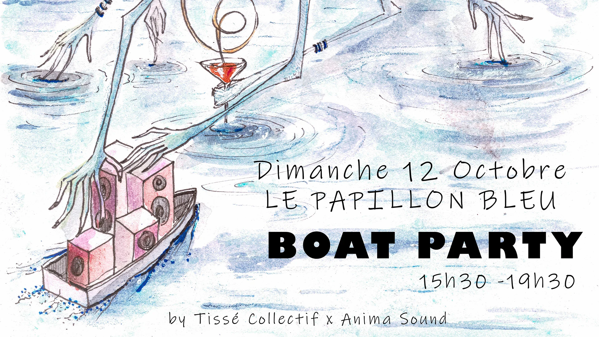 Boat Party Par Tissé Collectif Et Anima Sound Cover