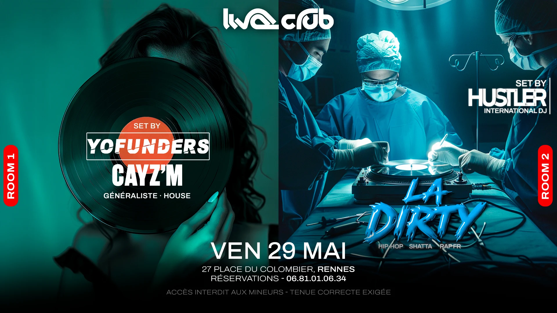 La Dirty (Boiler) : Yofunders & Cayz'm (R1) + Hustler (R2) Cover
