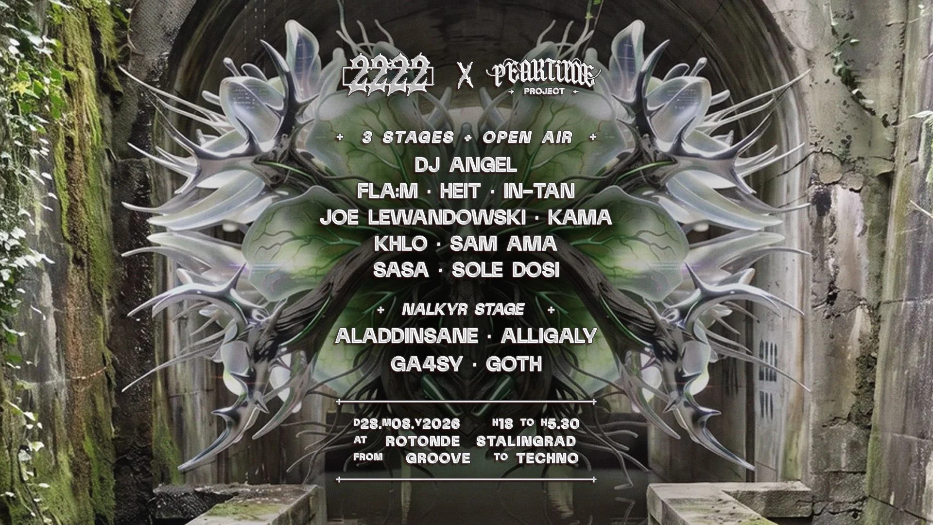 2222 X Peaktime X Nalky · Free Open Air & Club Xxl Cover