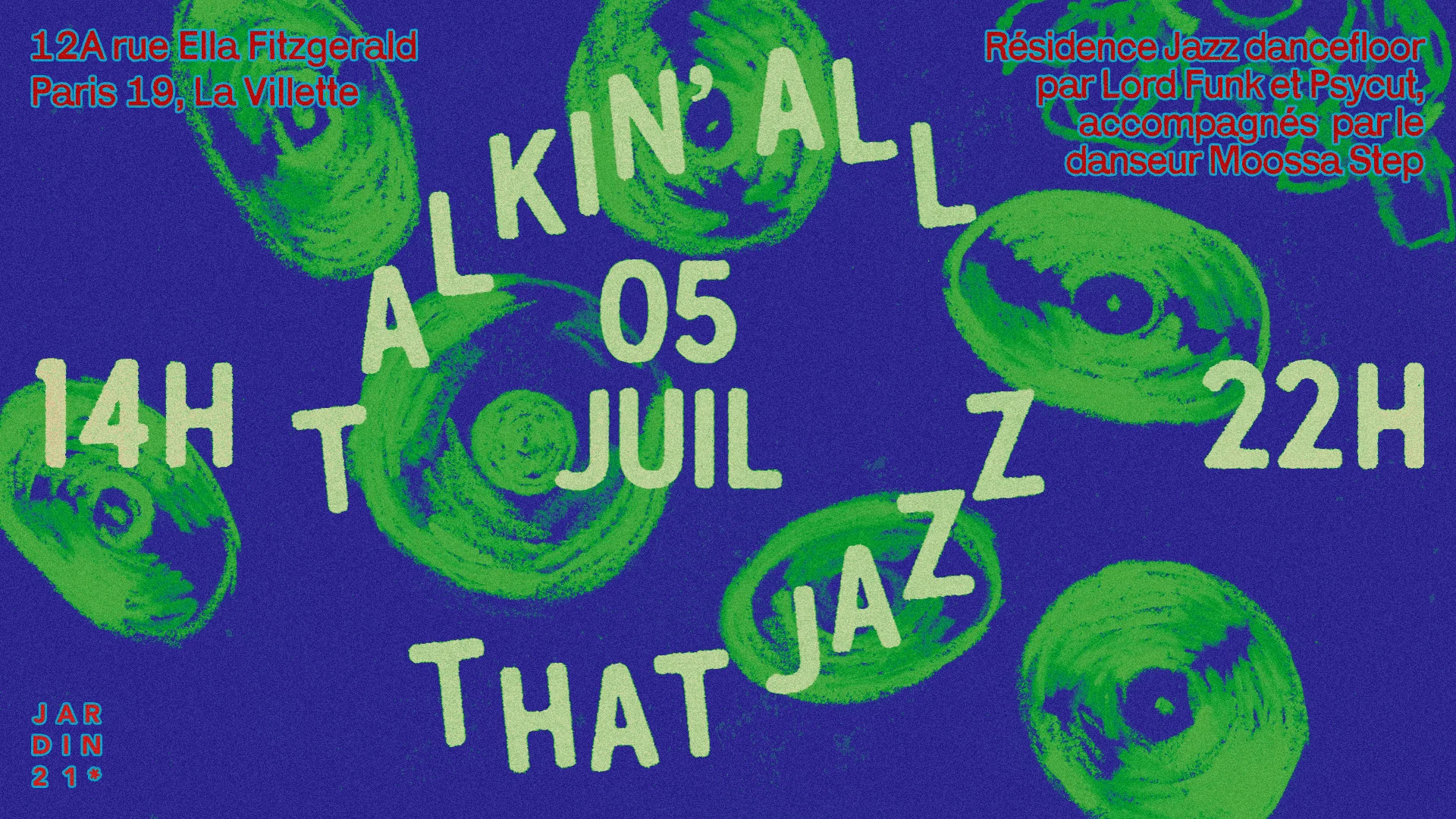 Talkin' All That Jazz X Jardin 21 - Open-Air Cover