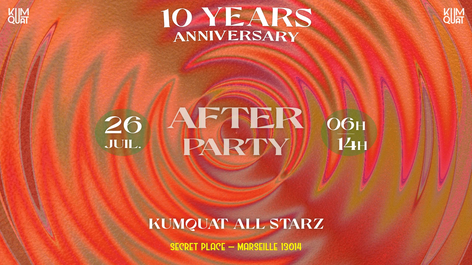 Kumquat 10 Years • Round 3/3 (After) • Secret Place Cover