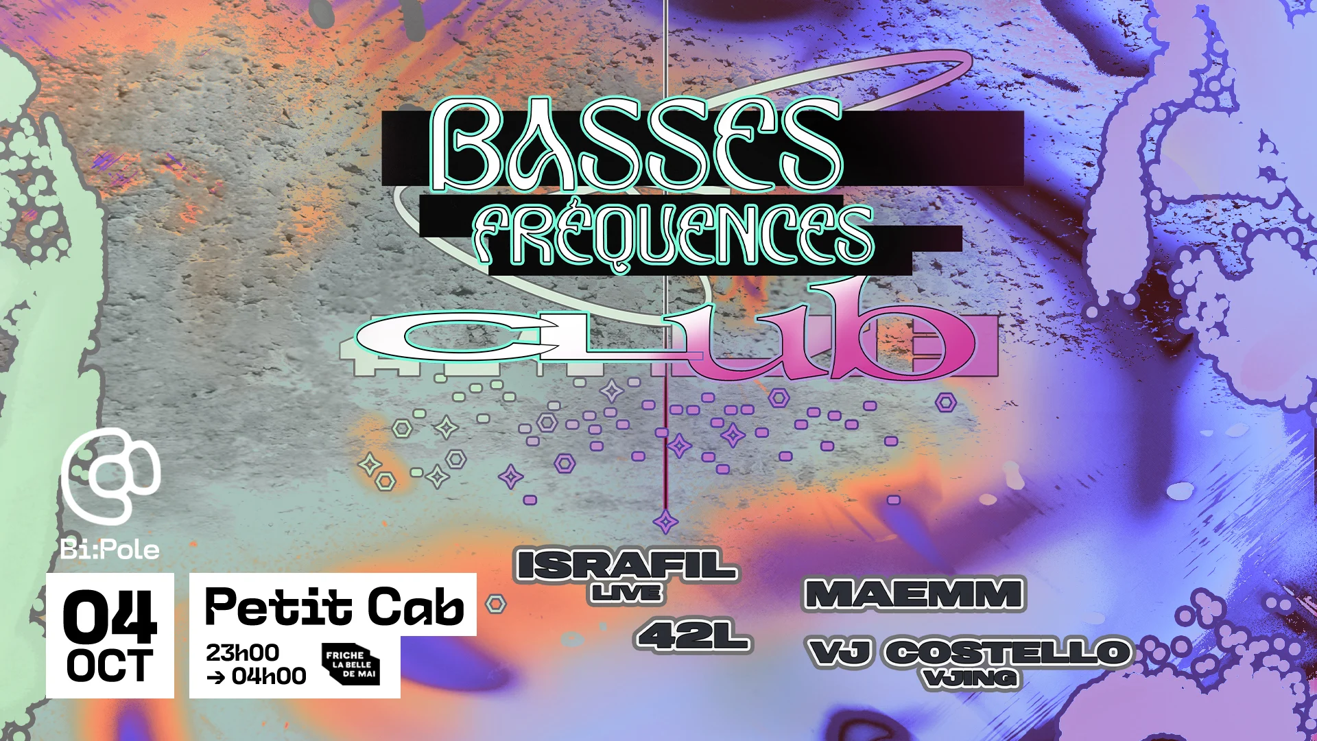 Basses Frequences Club @ Petit Cab, Marseille Cover