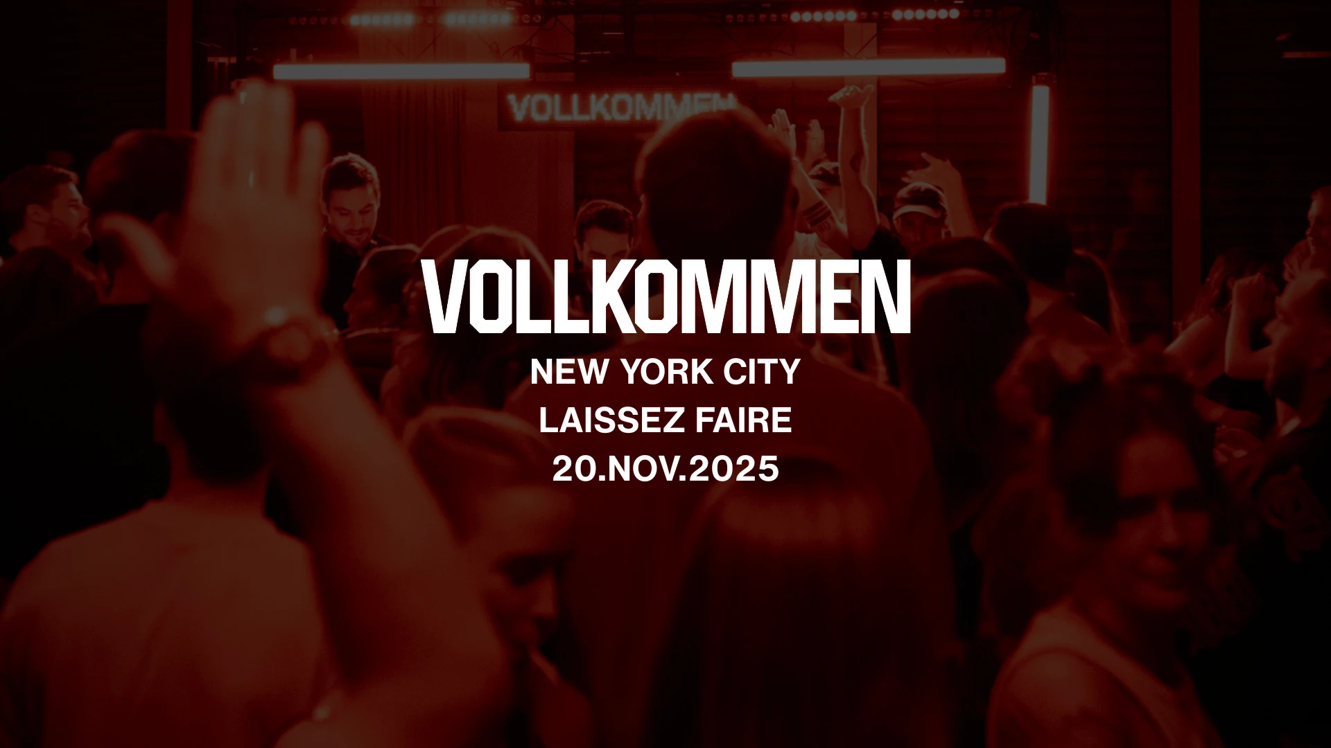 Vollkommen Berlin In Nyc @ Laissez Faire | 11/20/25 Cover