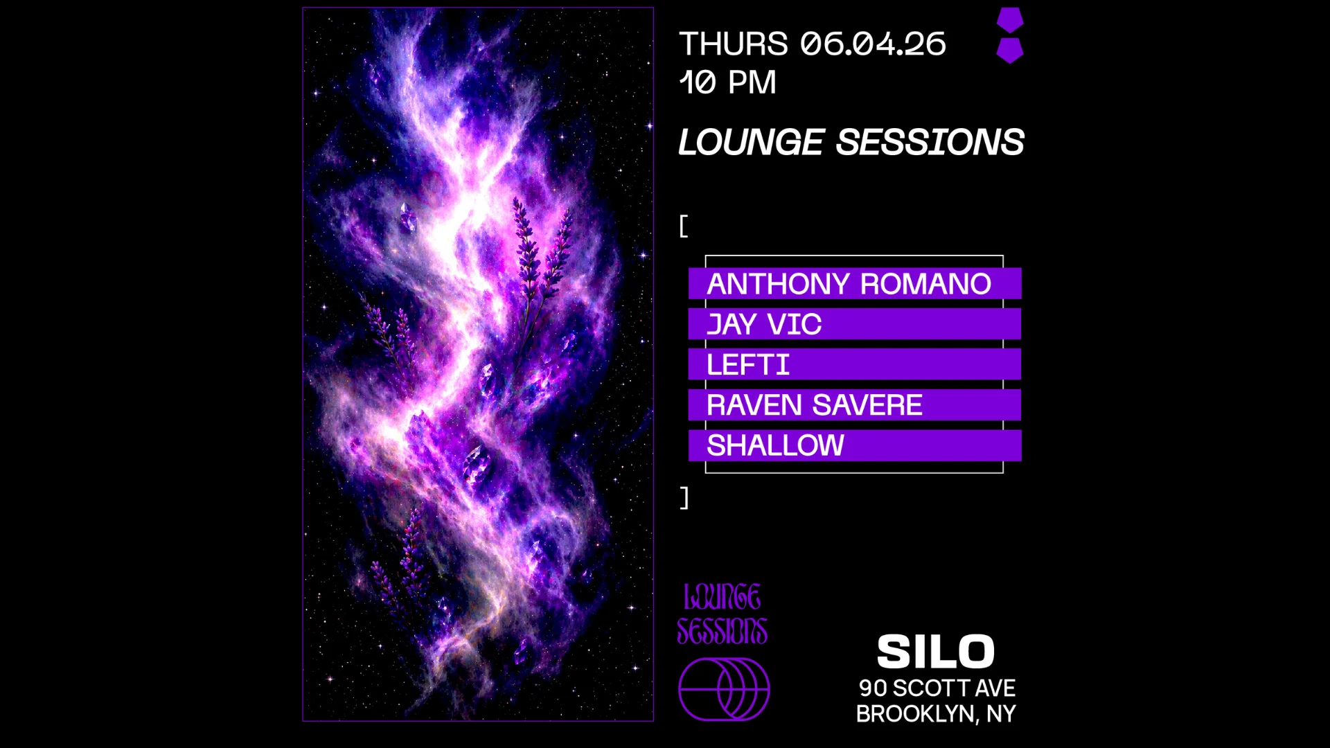 Lounge Sessions - All Night B2b @ Silo Brooklyn Cover