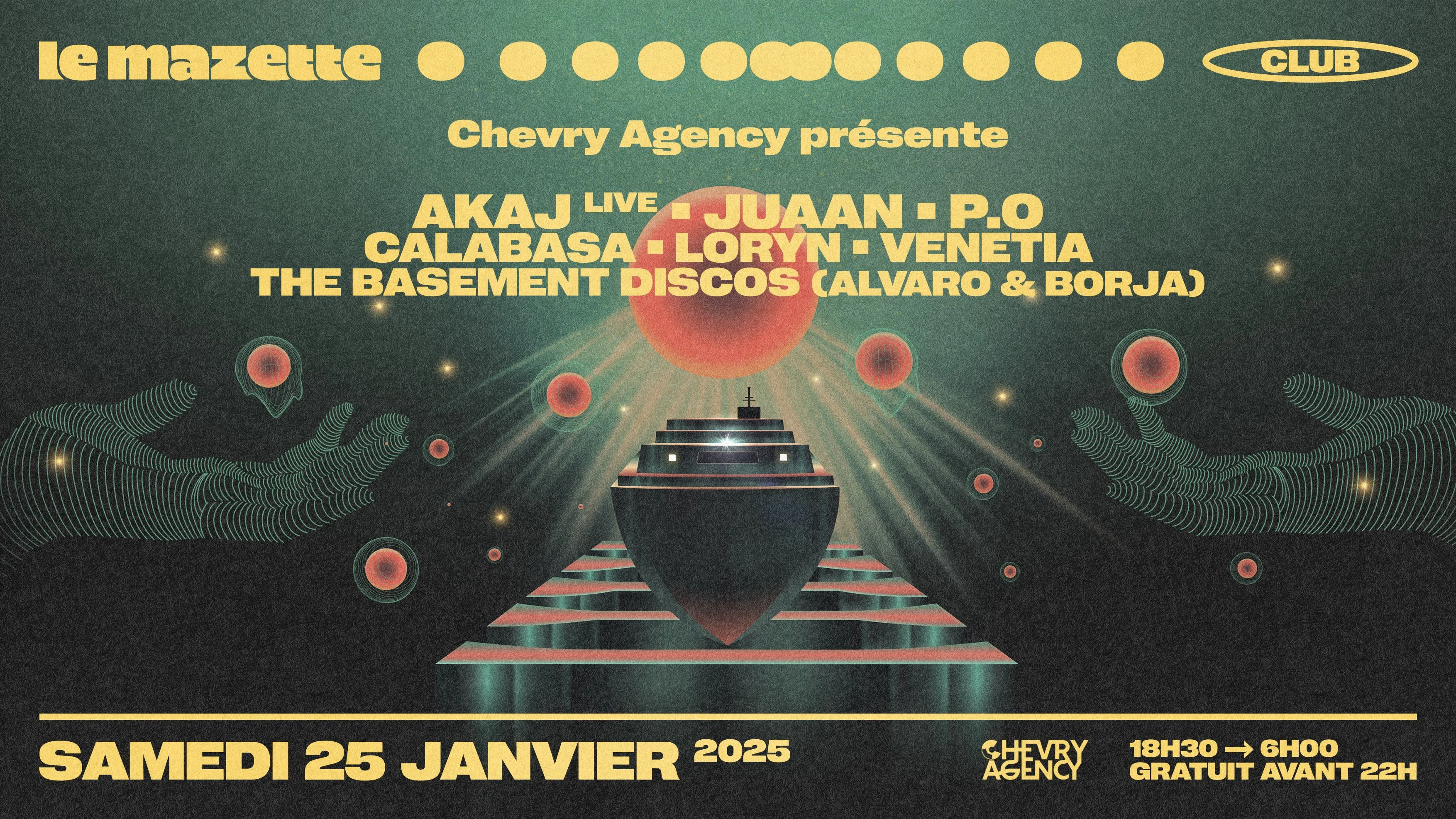 Chevry Agency • Akaj (Live), Juaan, P.O, Calabasa, Loryn Cover