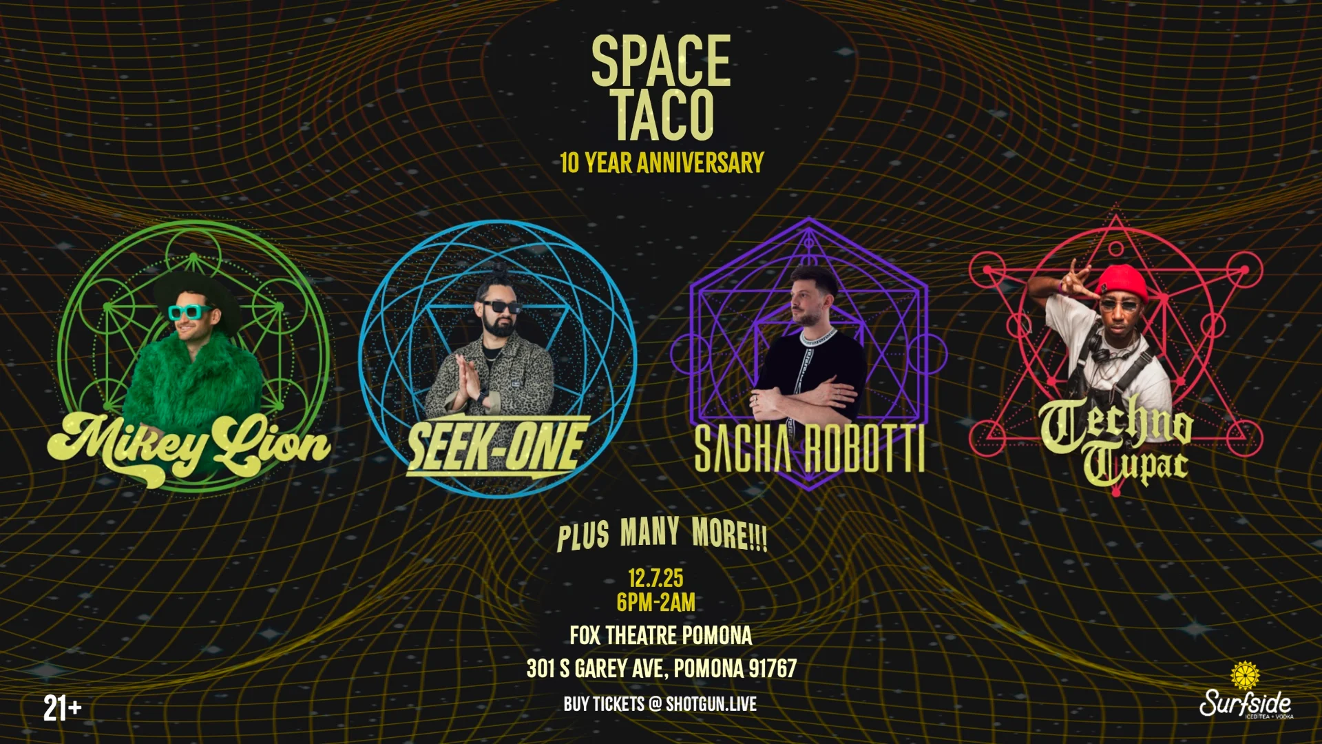 Space Taco 10 Year Anniversary!! (Fox Theatre Main Hall) Cover